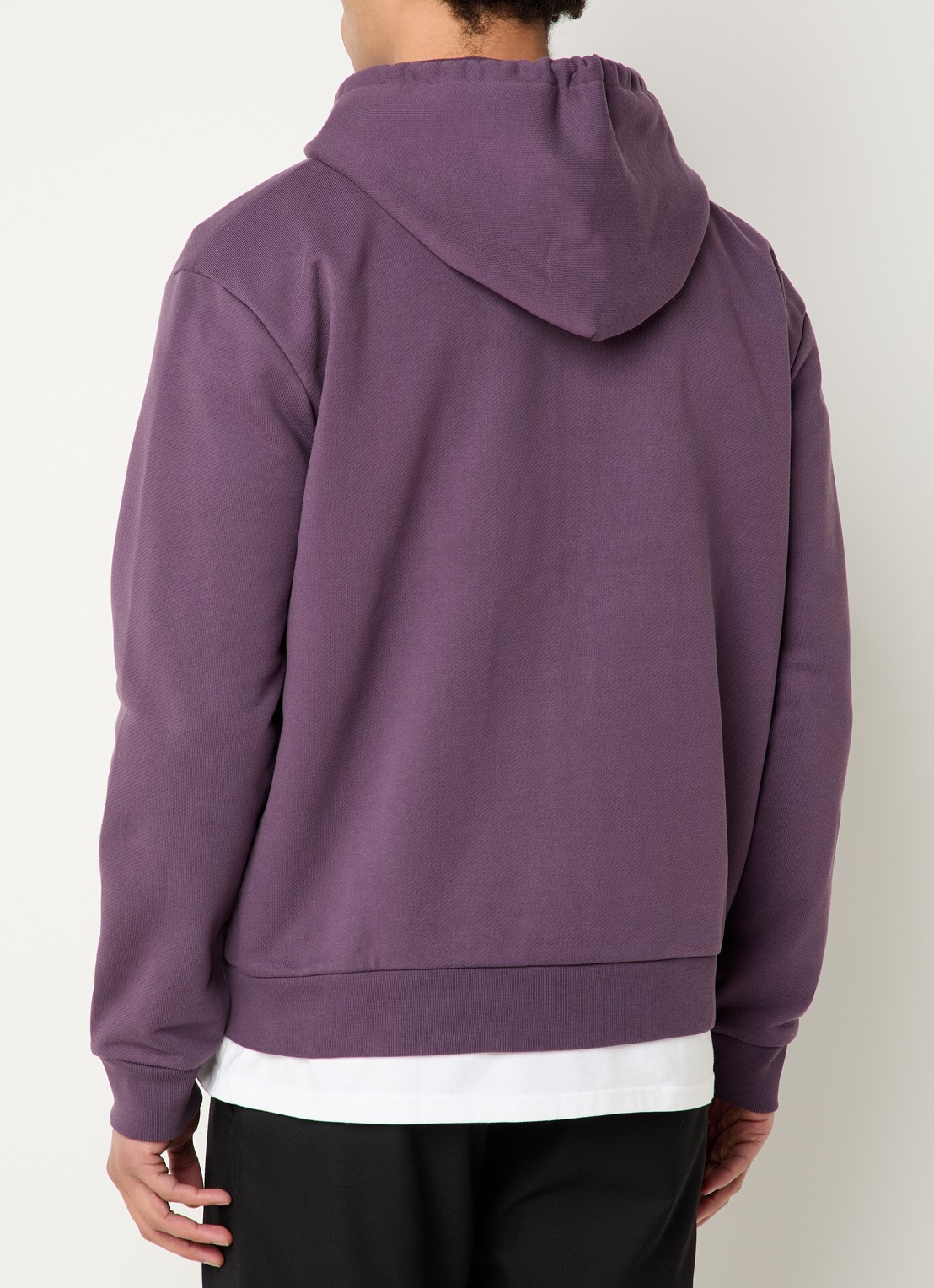 FLÂNEUR Alien sweatvest met print - achterkant 5 paars