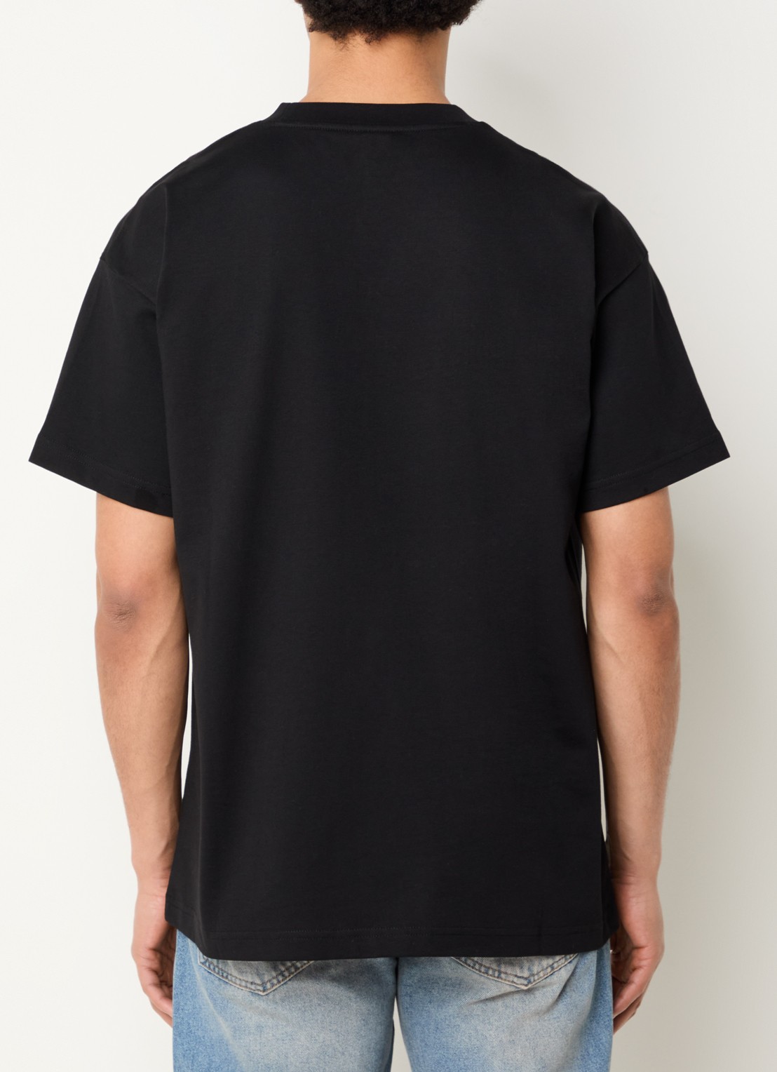 FLÂNEUR T-shirt met logoprint - achterkant 4 blauw