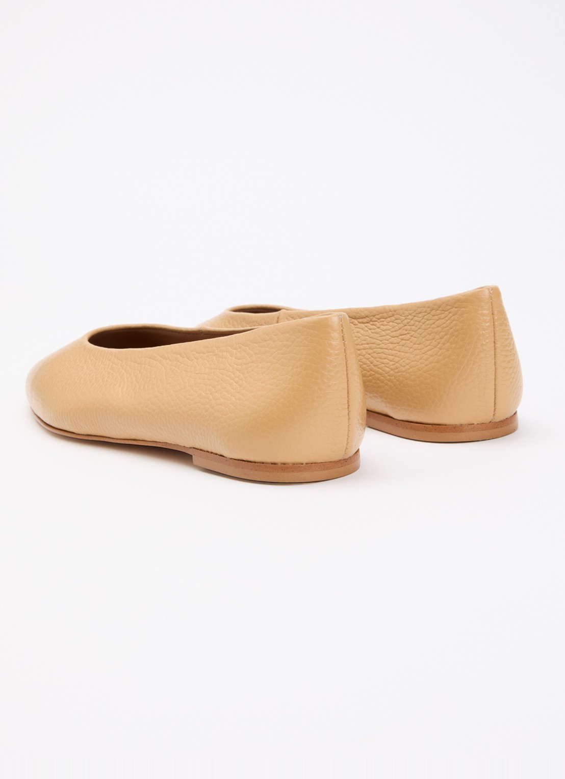 Flattered Belinda ballerina van leer - achterkant 5 camel