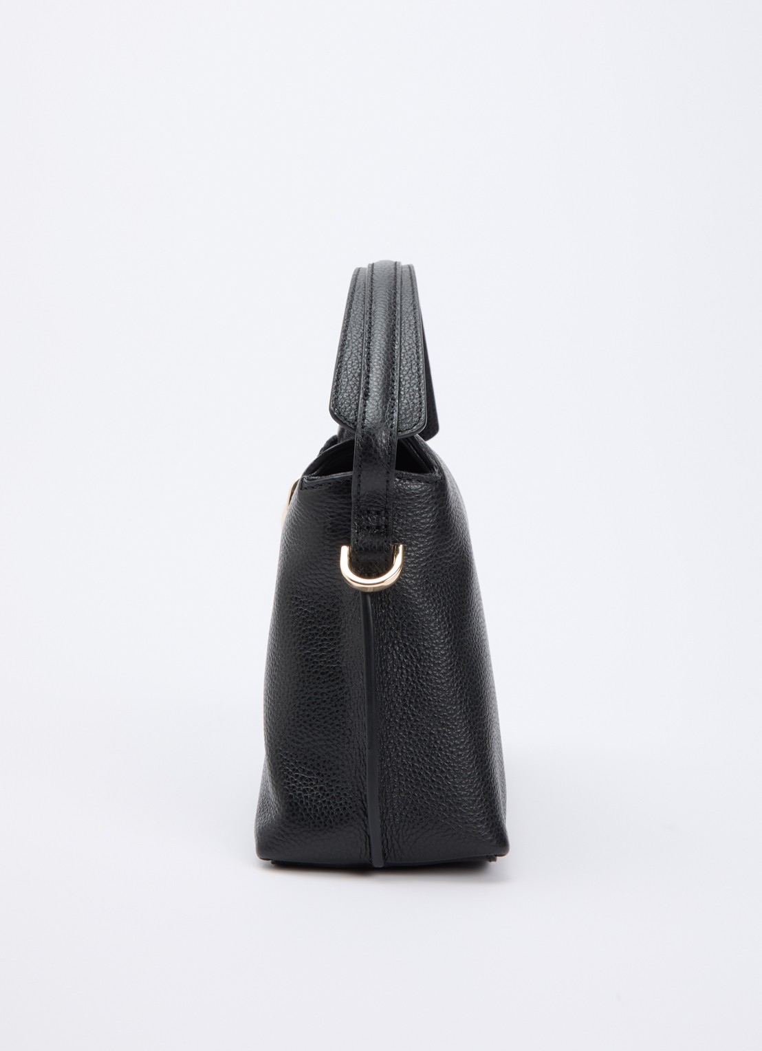 Flattered Hanna Mini handtas van leer met afneembare schouderriem - detail 3 zwart