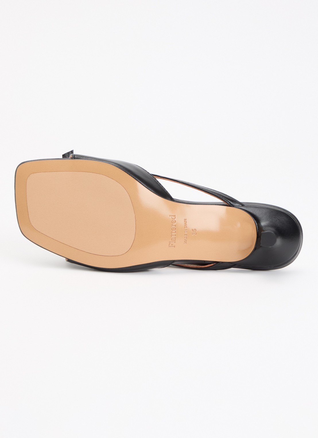 Flattered Jordan muiltje van geitenleer - detail 5 zwart