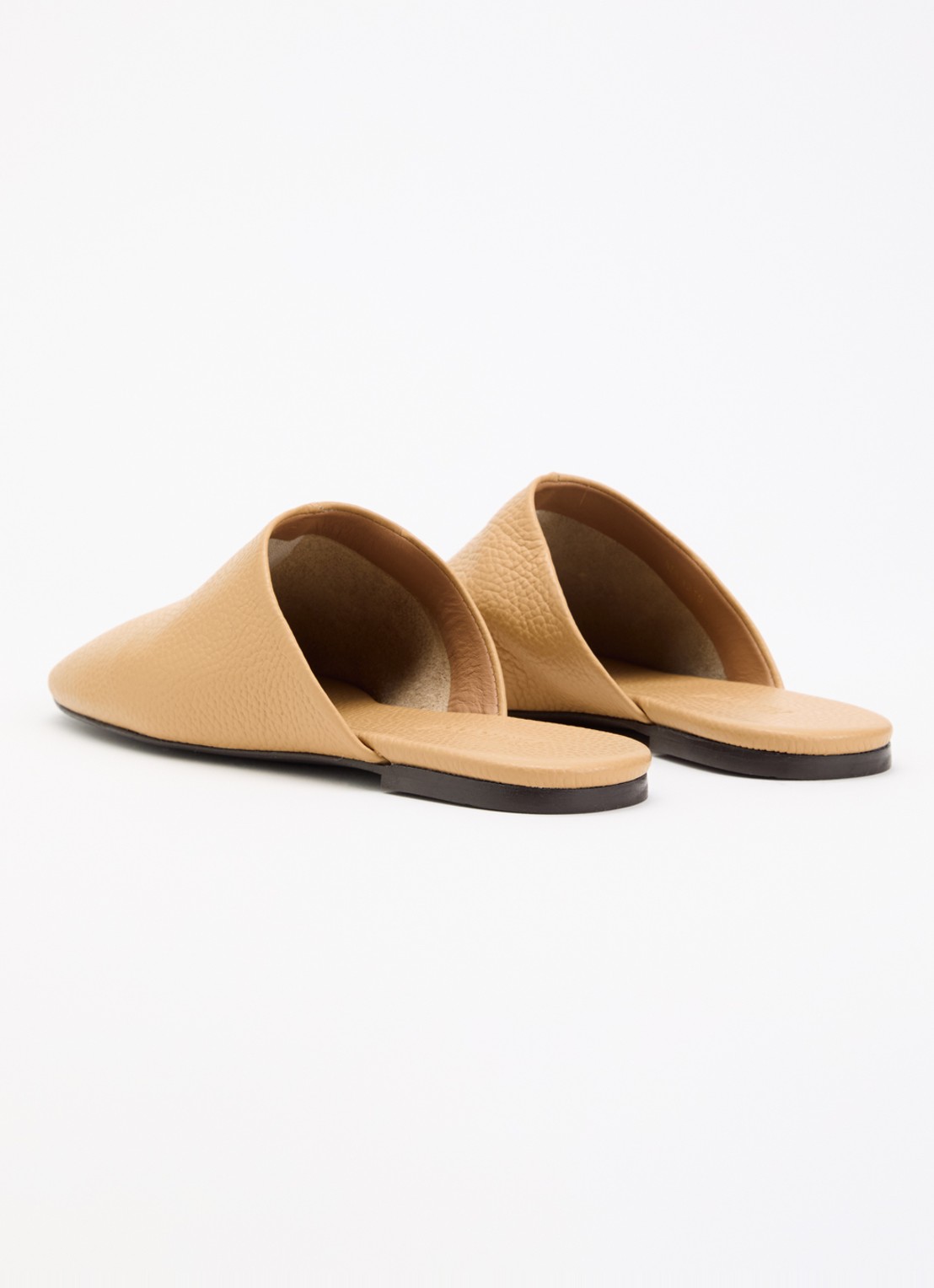 Flattered Maurine instapper van leer  - achterkant 5 beige