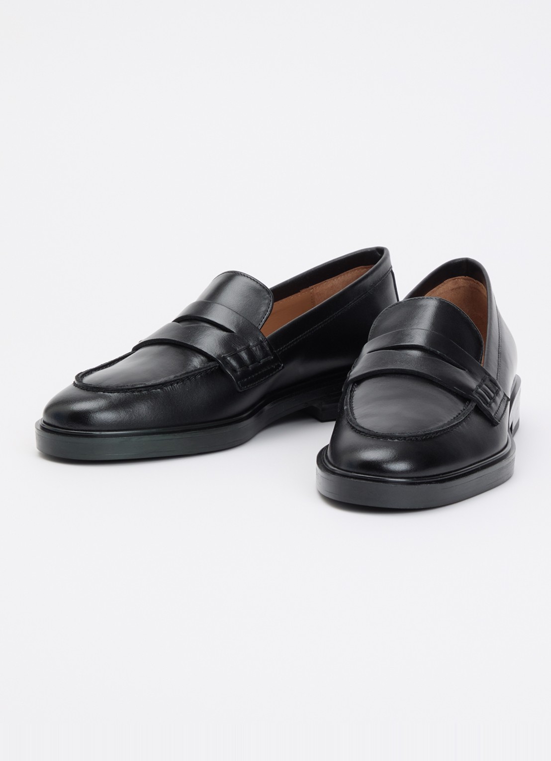 Flattered Sara loafer van leer - detail 3 zwart