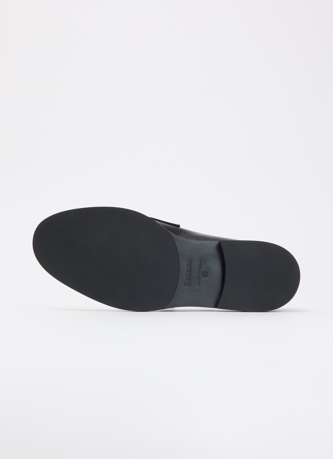 Flattered Sara loafer van leer - detail 5 zwart