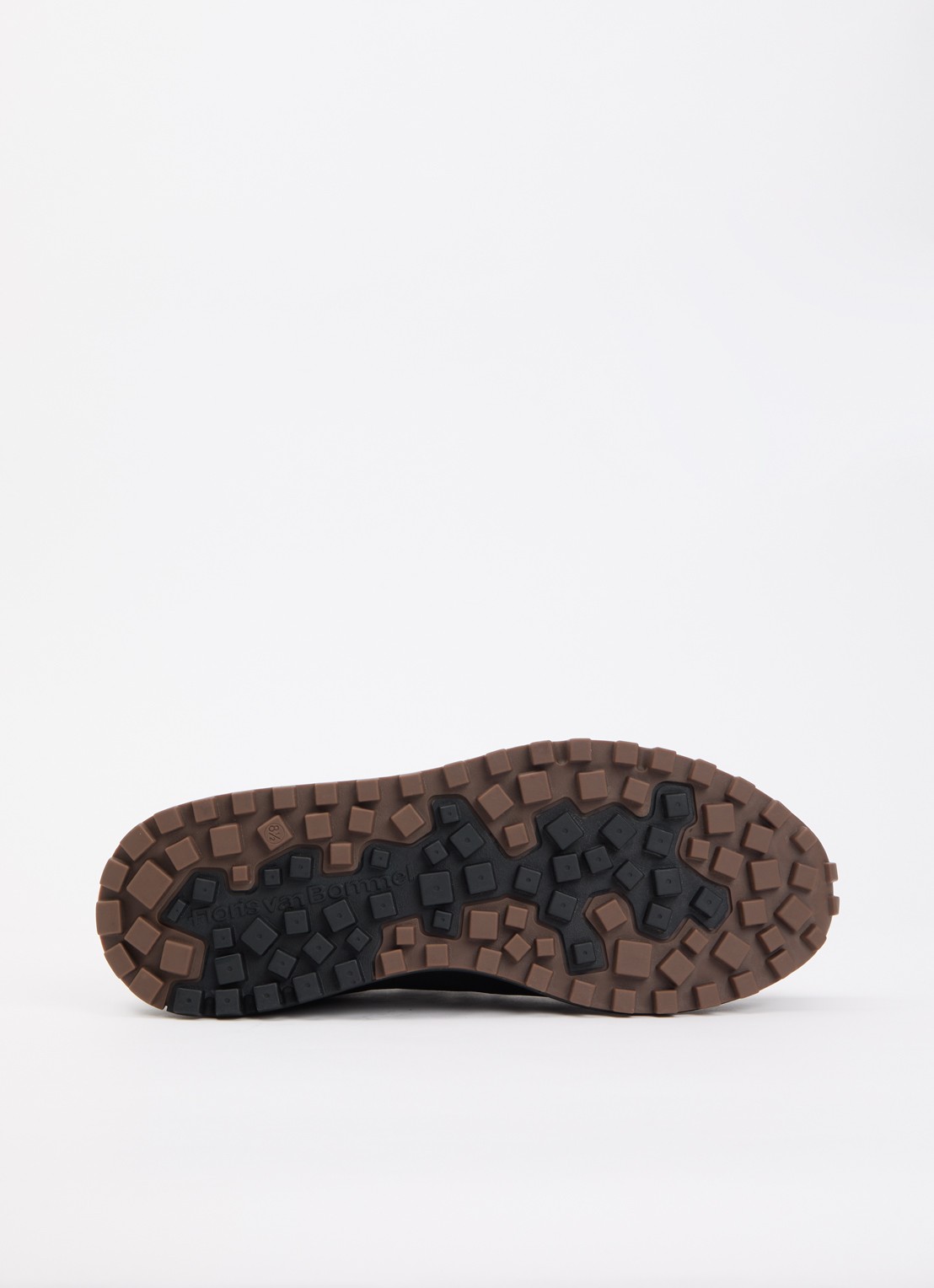 Floris van Bommel De Gripper 03.07 sneaker van nubuck - detail 5 zwart