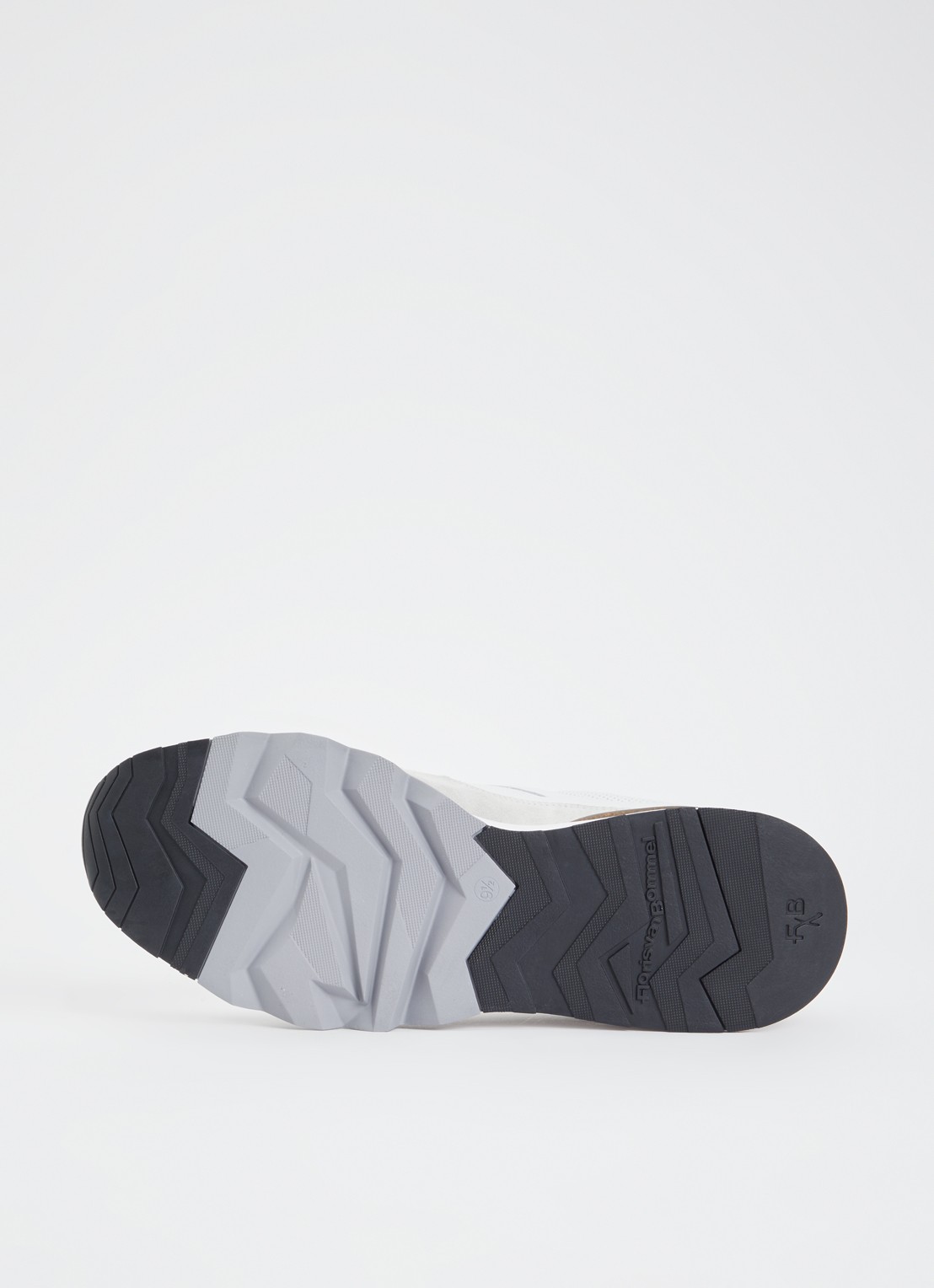 Floris van Bommel De Grommer 07.10 sneaker met suède details - detail 3 wit