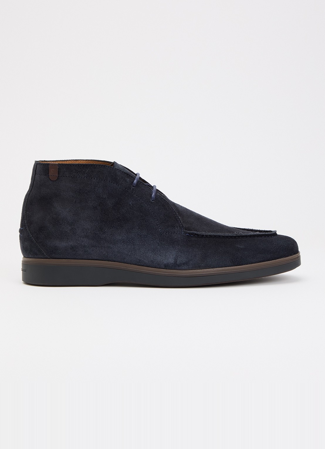 Floris van Bommel De Oister 05.04 veterschoen van kalfssuède - voorkant blauw