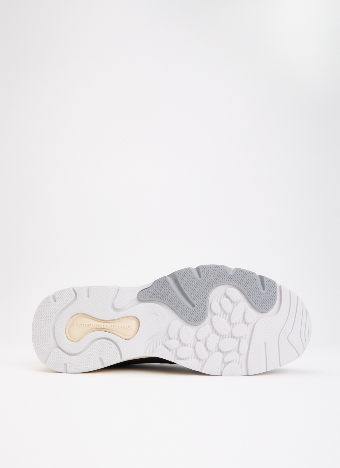 Floris van Bommel De Rezer 02.06 sneaker van suède - detail 4 donkerblauw