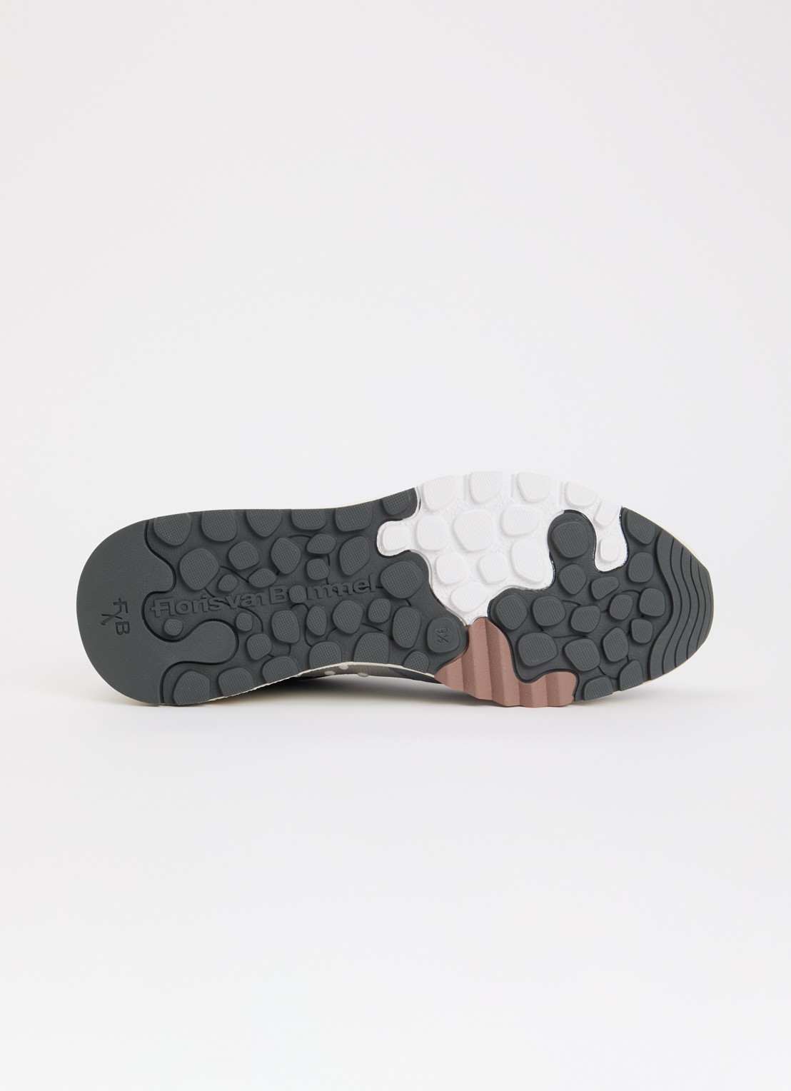 Floris van Bommel De Treener sneaker met details van suède - detail 3 lichtblauw