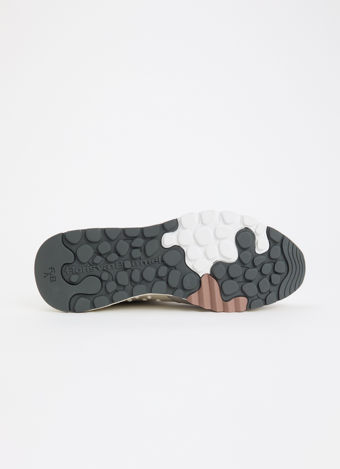 Floris van Bommel De Treener sneaker met leren details - detail 3 beige