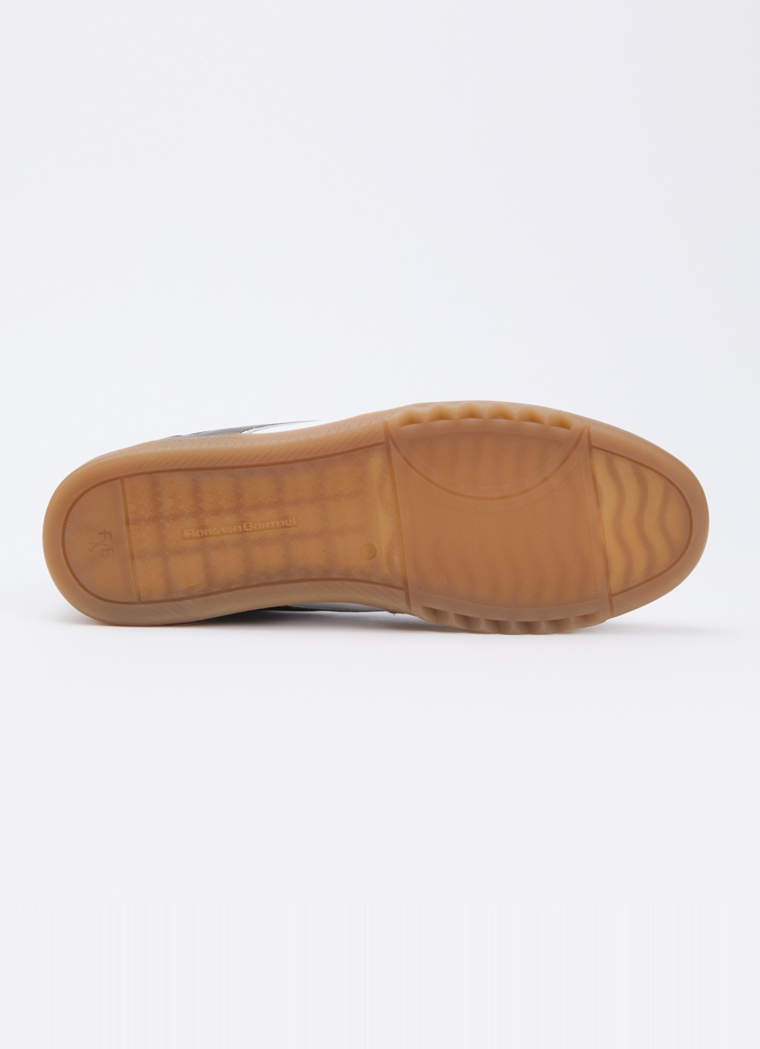 Floris van Bommel De Zaler 01.22 sneaker van leer met suède details - detail 4 wit