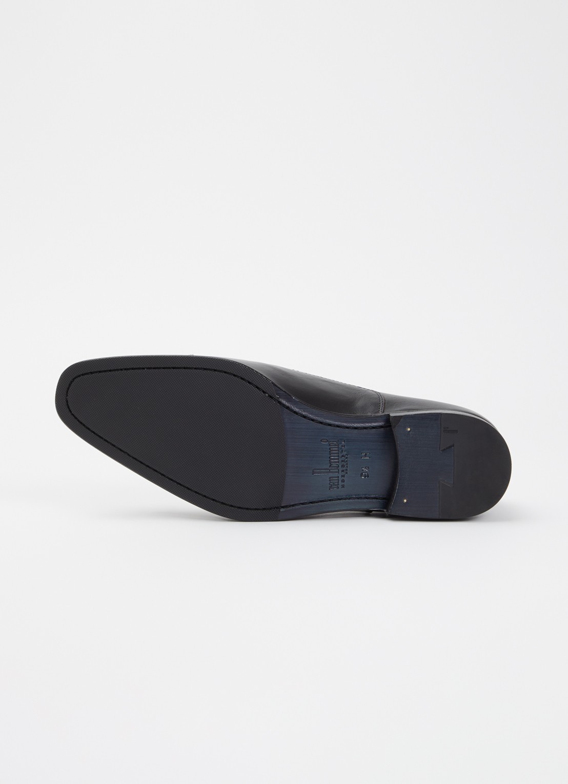 Floris van Bommel Raffa 02.02 veterschoen van kalfsleer  - detail 3 zwart