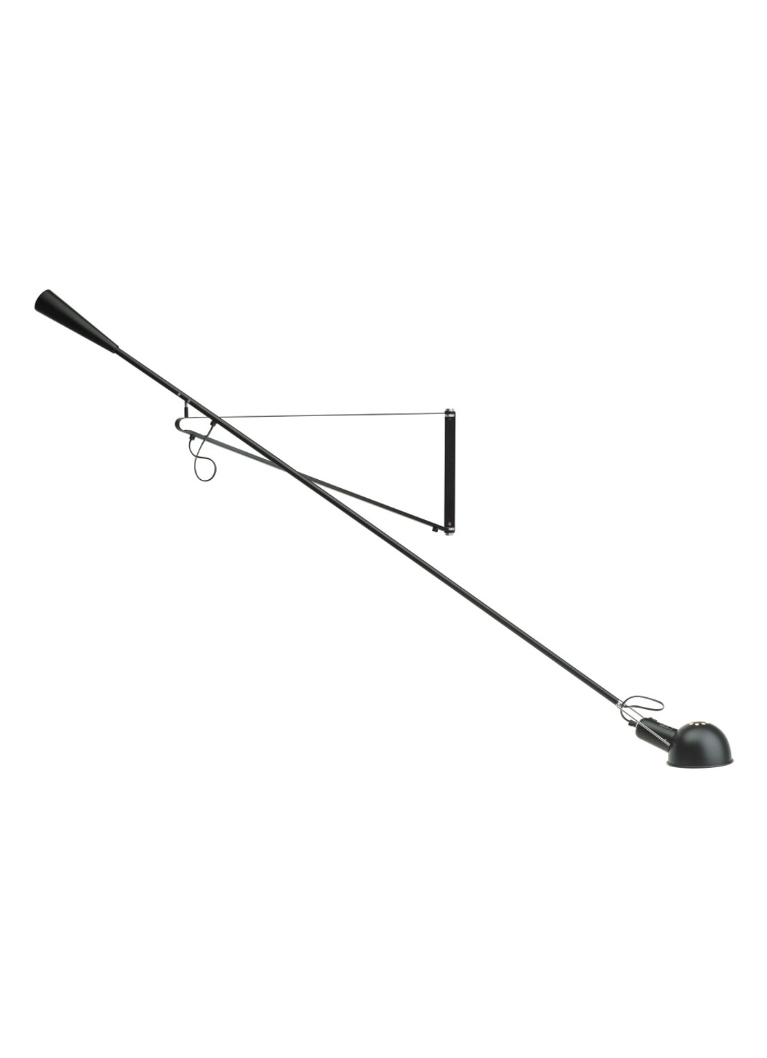 Flos 265 wandlamp  - voorkant zwart
