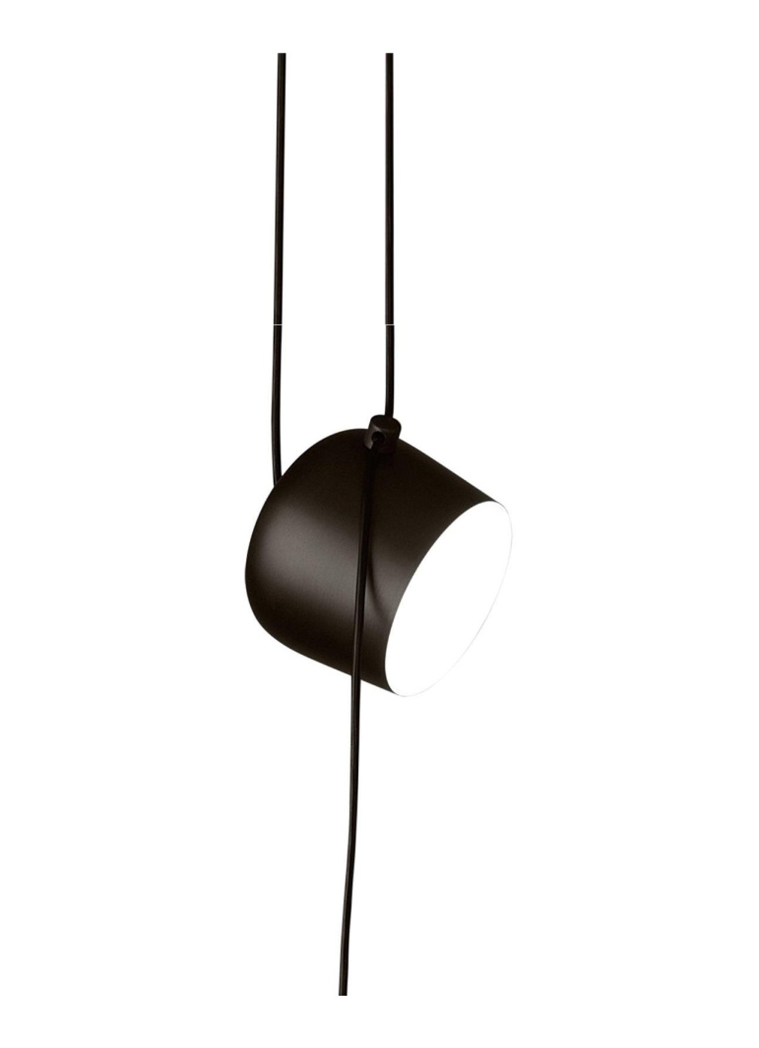 Flos Aim Small hanglamp LED Ø 17 cm - voorkant zwart