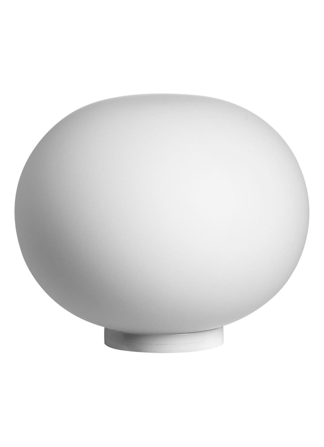 Flos Glo-Ball Basic Zero tafellamp dimbaar - voorkant wit