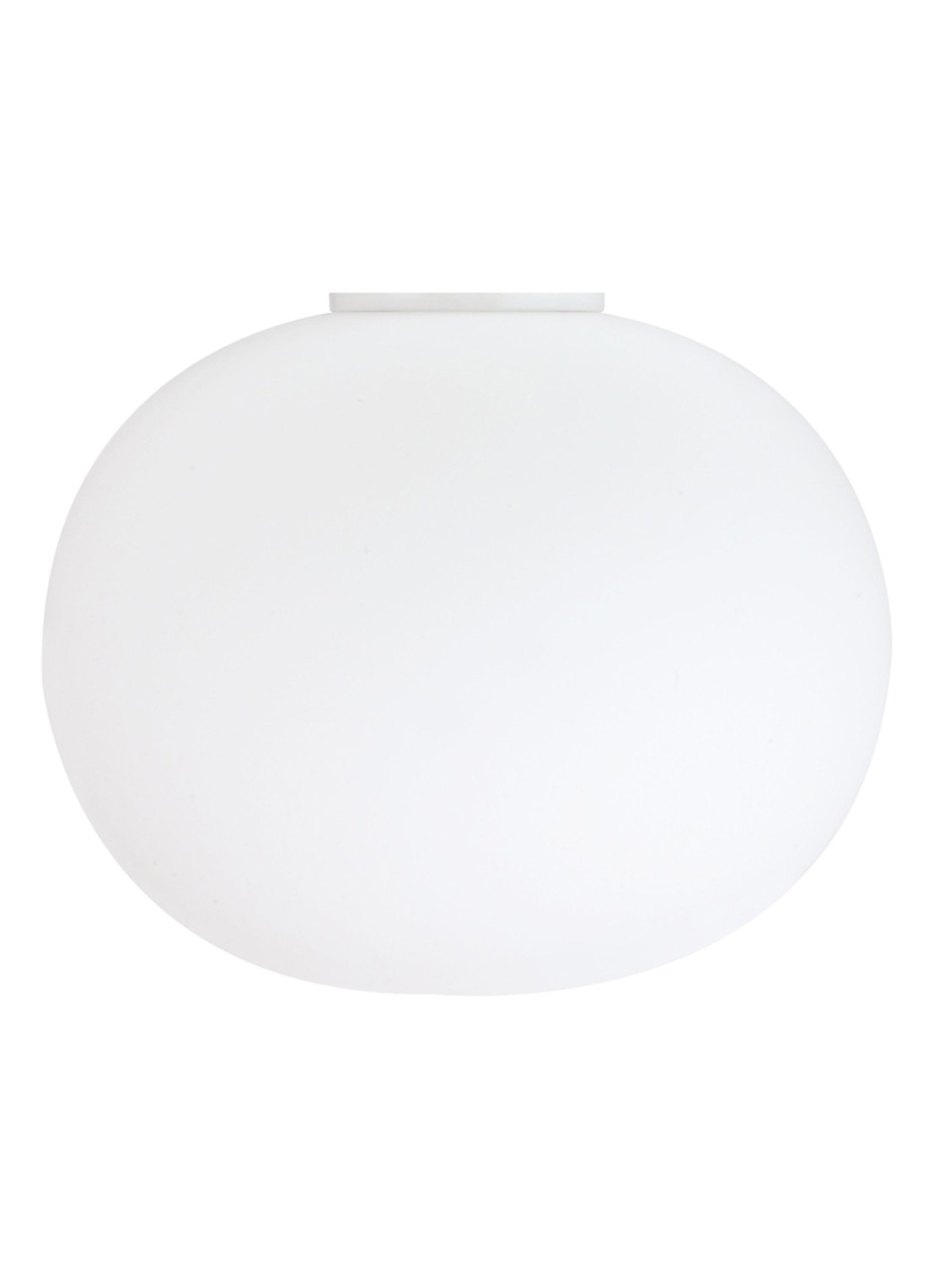 Flos Glo-Ball C1 plafondlamp Ø 33 cm - voorkant wit