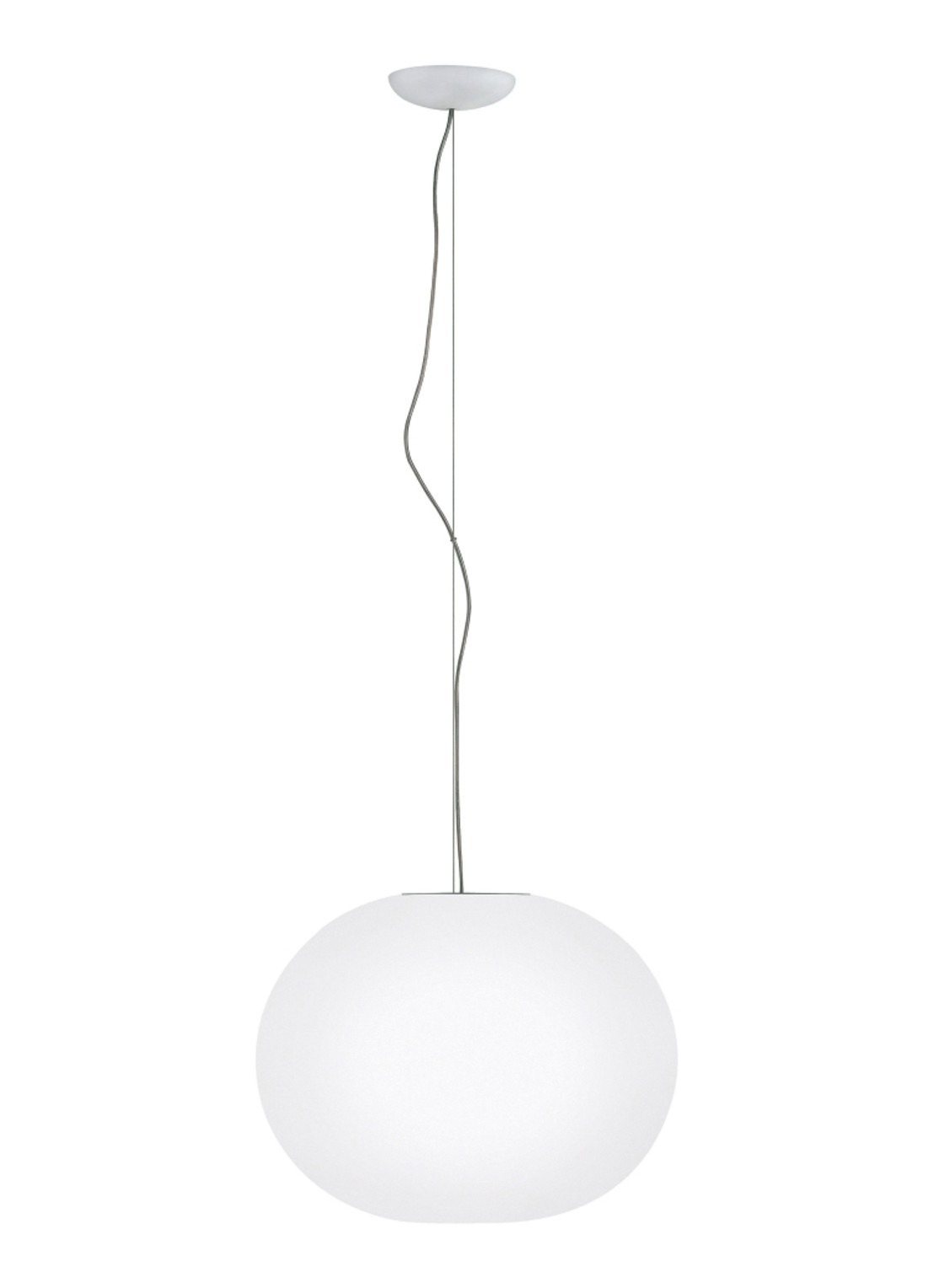 Flos Glo-ball S2 hanglamp Ø45 cm - voorkant wit