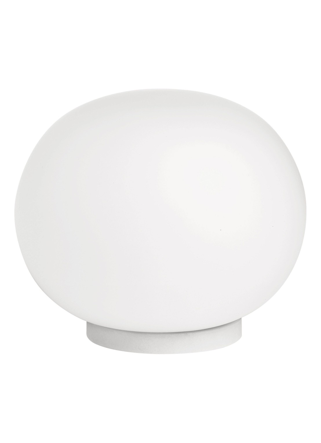 Flos Glo-Ball T Mini tafellamp - voorkant wit