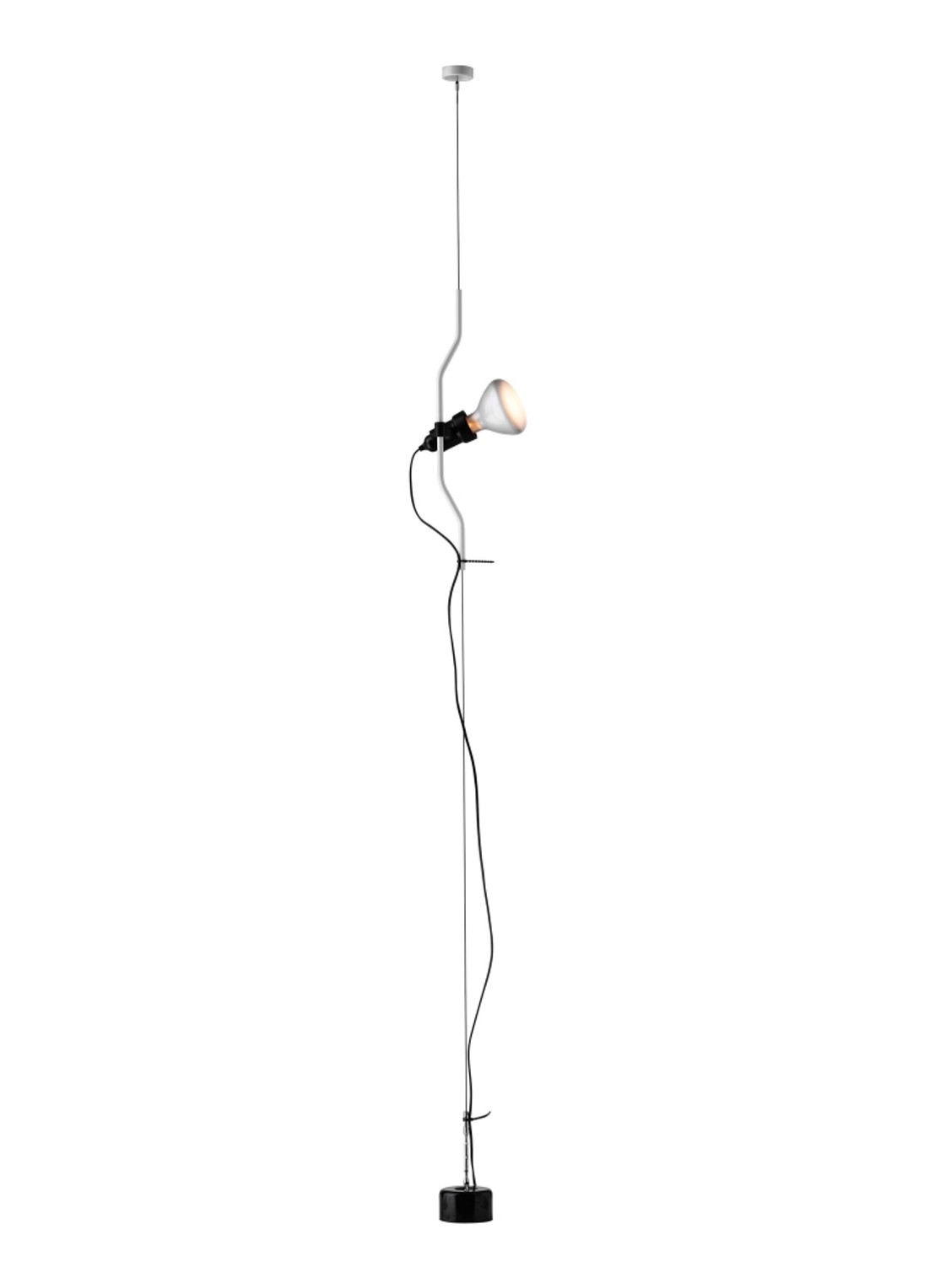 Flos Parentesi hanglamp dimbaar Ø11 cm - voorkant wit