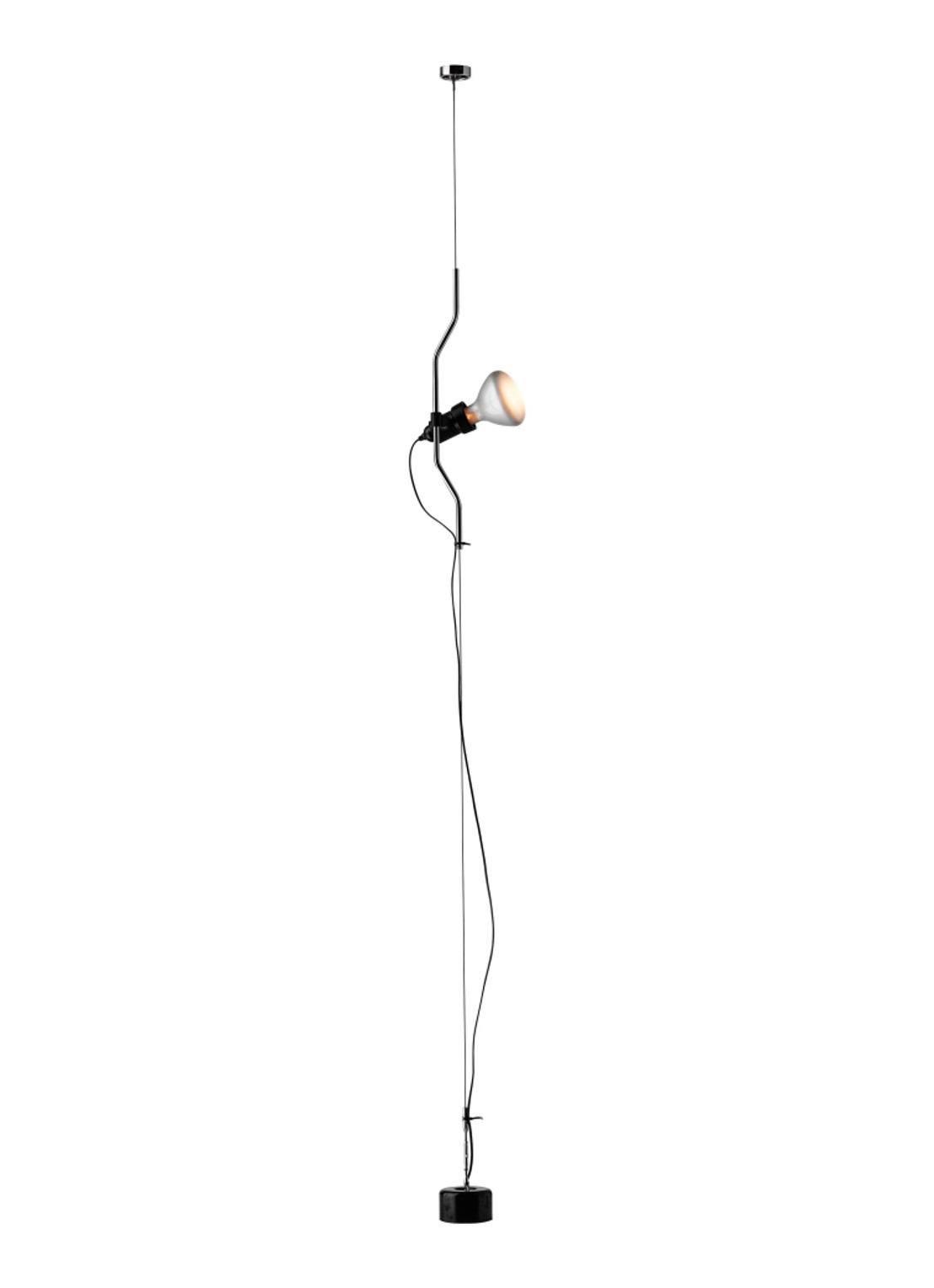 Flos Parentesi hanglamp niet dimbaar Ø11cm - voorkant zwart