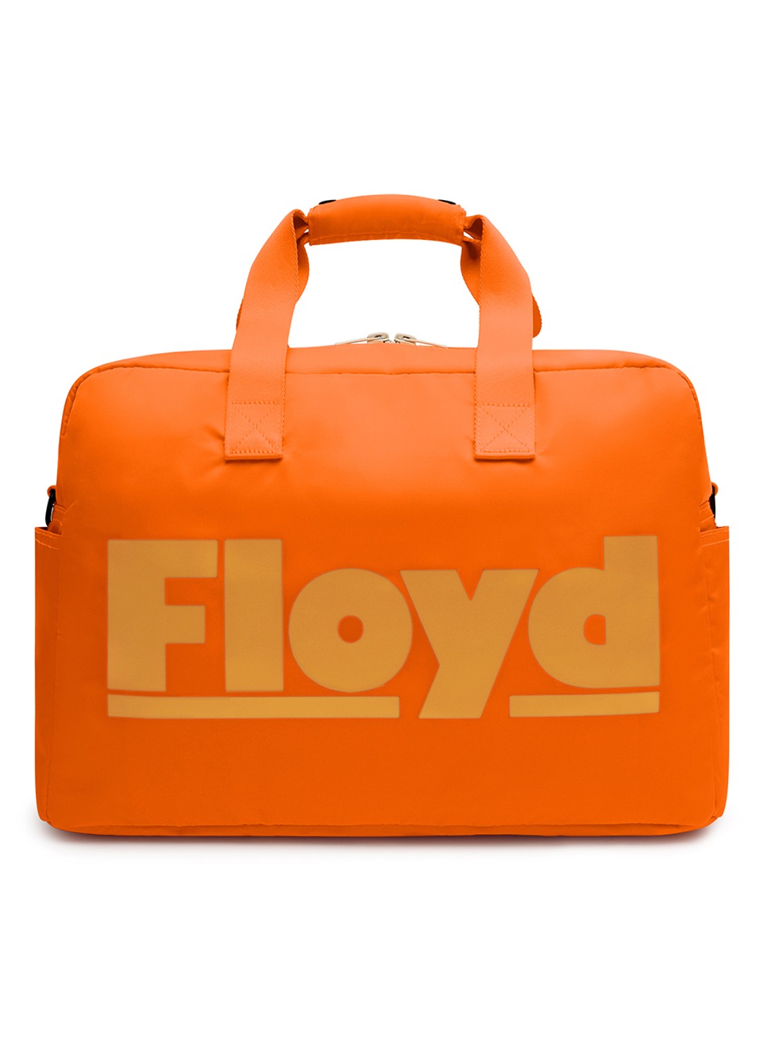 Floyd Weekendtas met logoprint - voorkant orange