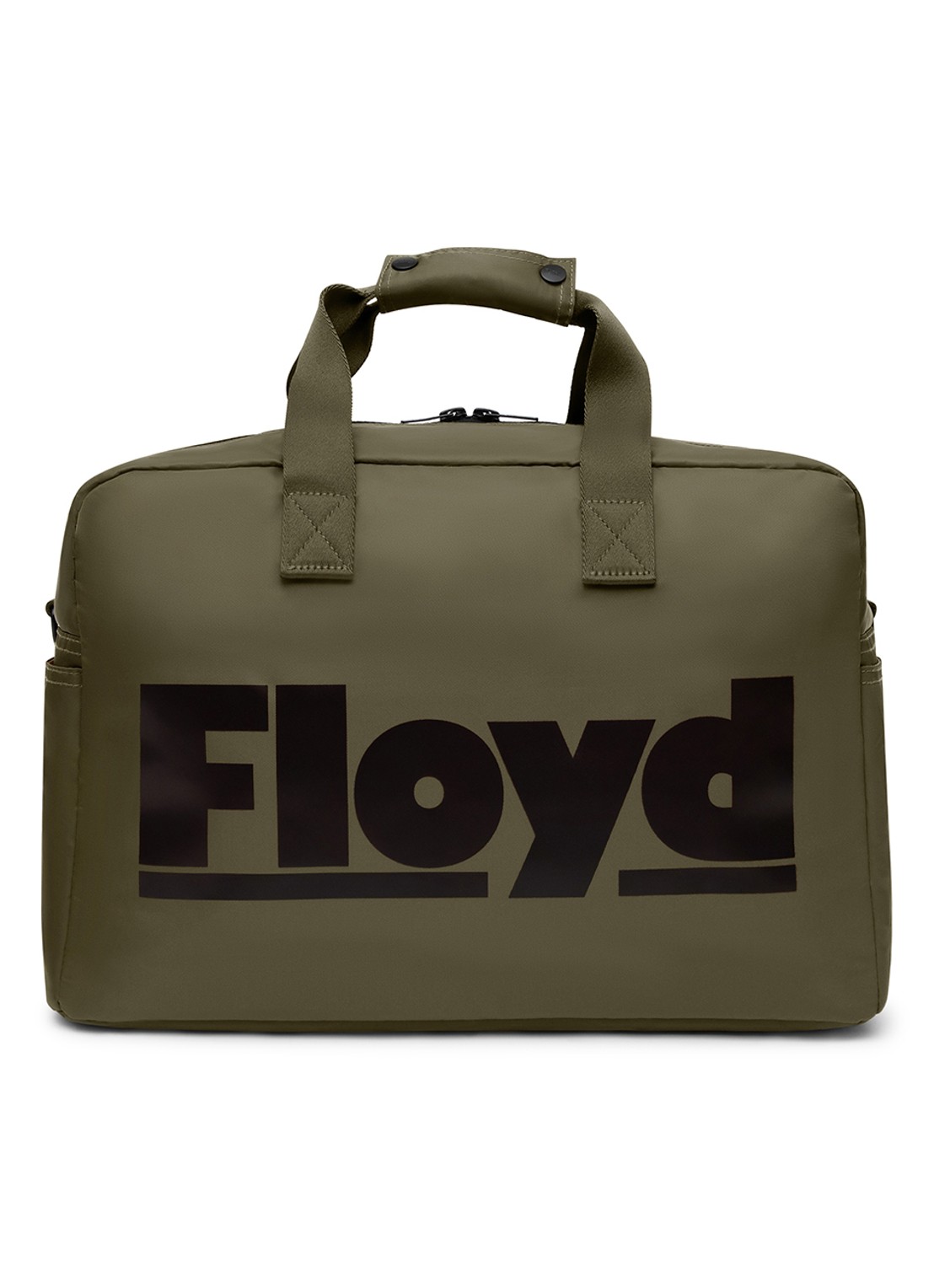 Floyd Weekendtas met logoprint - detail 5 groen