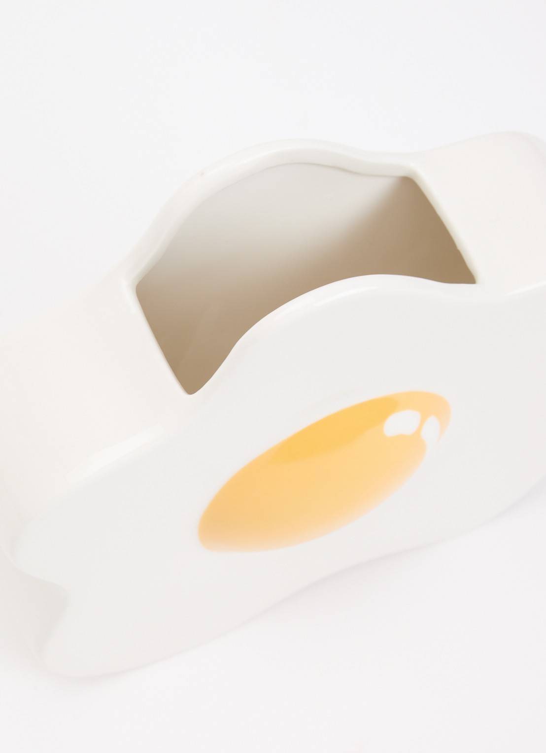 Fluid Market Egg vaas 20 cm - voorkant 2 wit