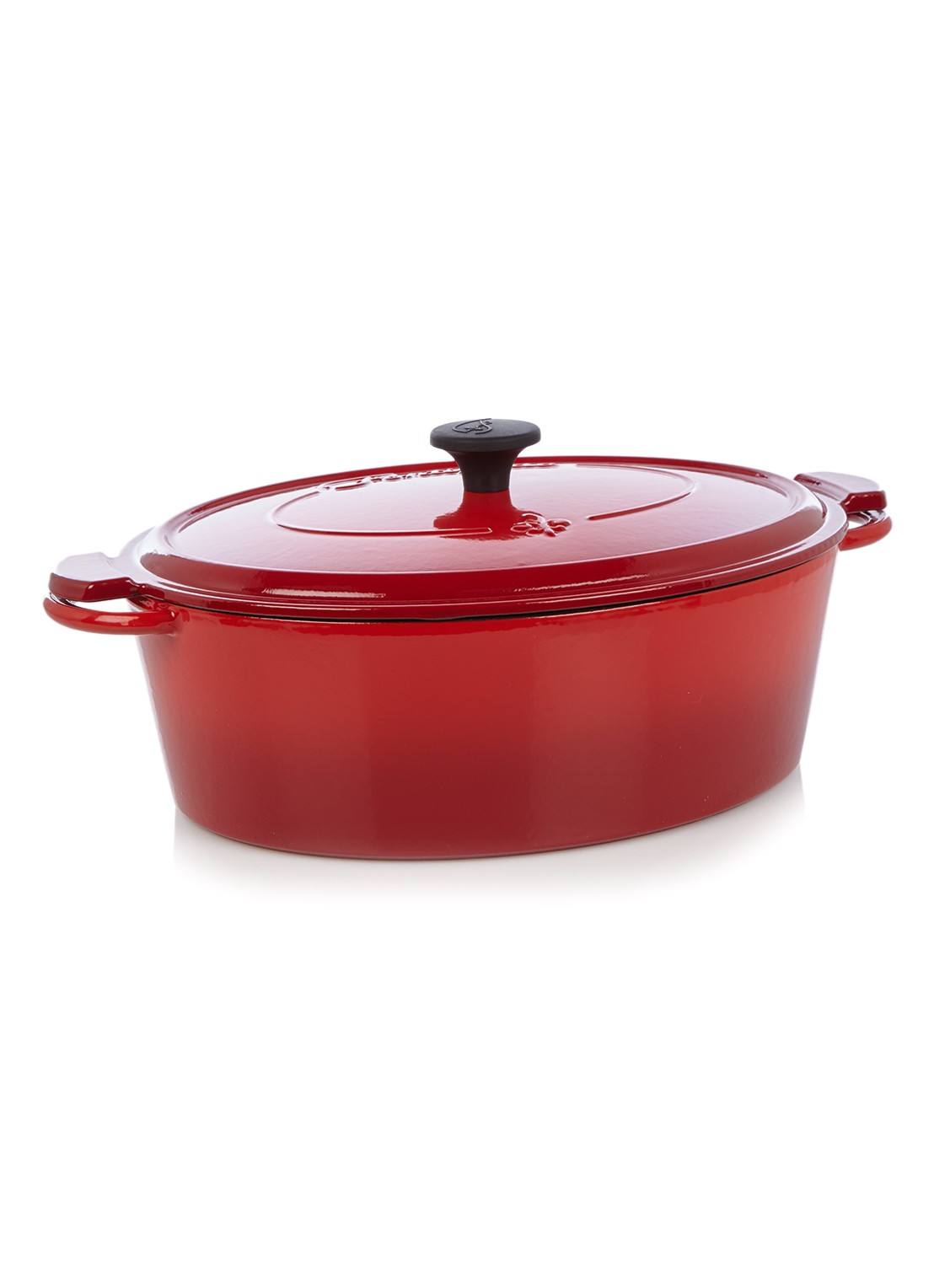 Fontignac Mains libres braadpan 33 cm - voorkant steenrood
