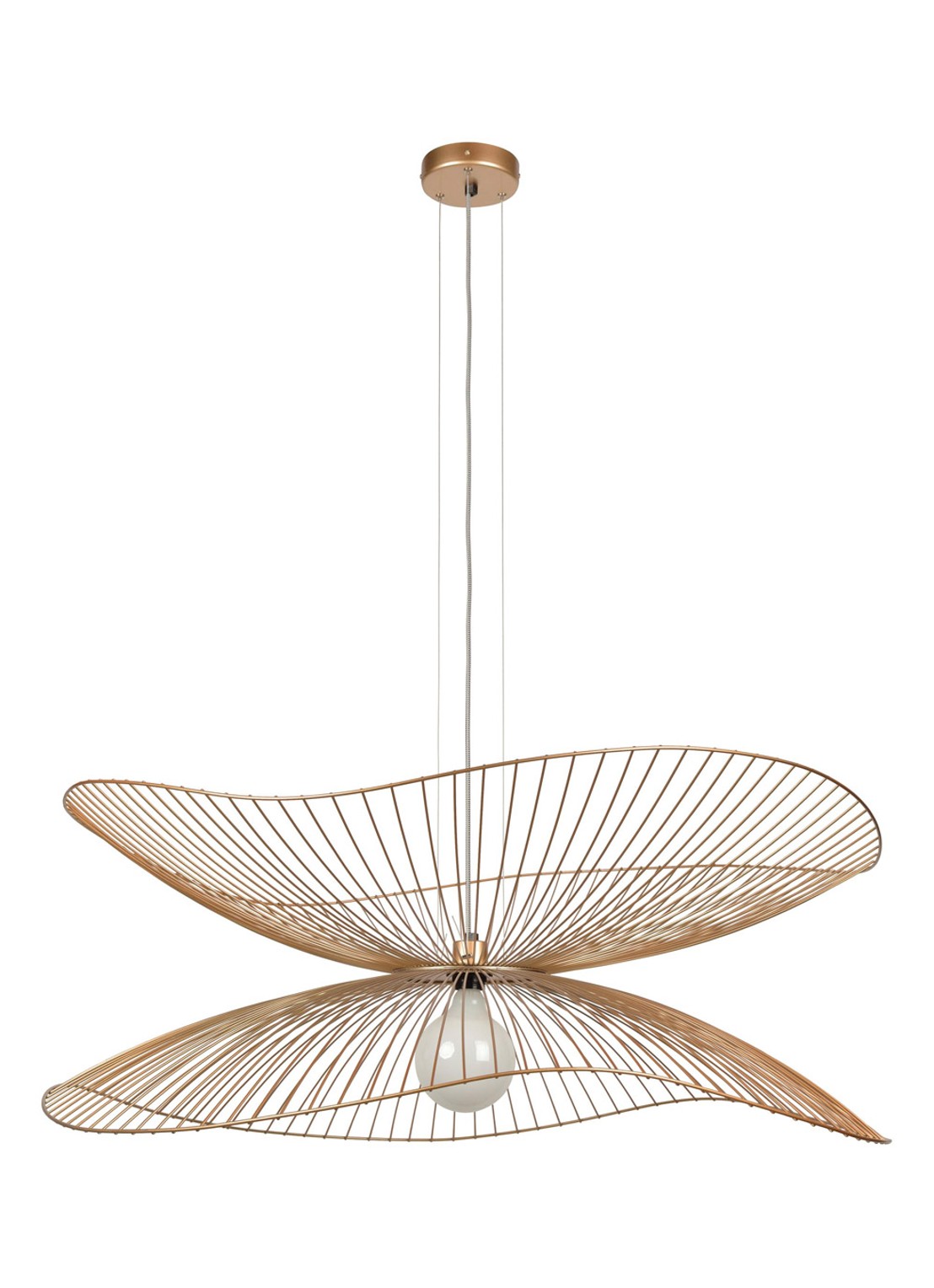 Forestier Libellule hanglamp large - voorkant goud