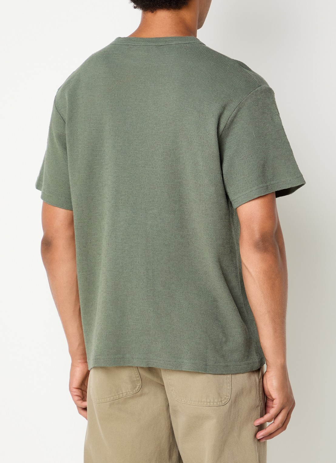 forét Fir T-shirt met structuur - achterkant 3 groen