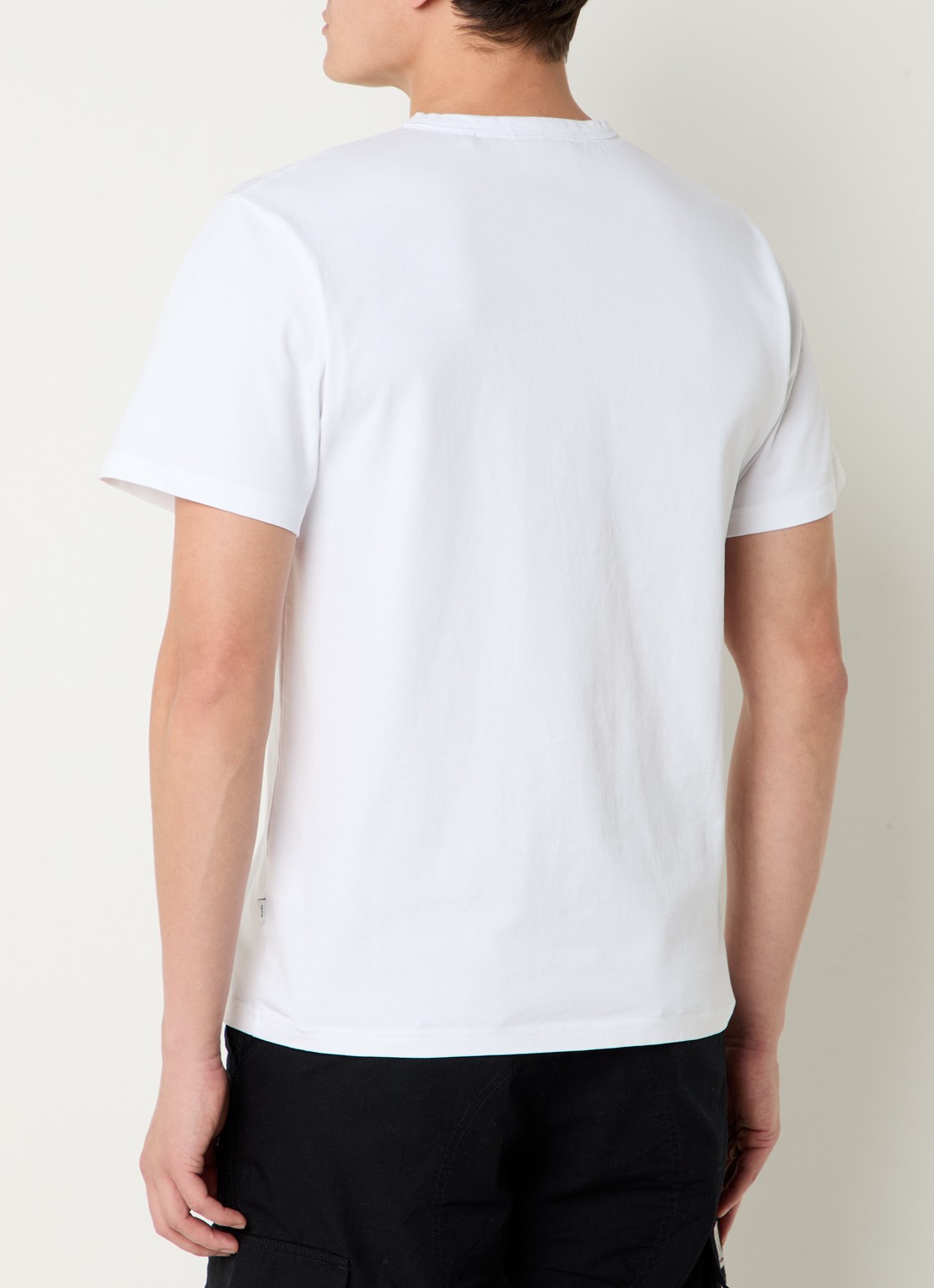 forét Oak T-shirt van  katoen met logoborduring - achterkant 4 wit