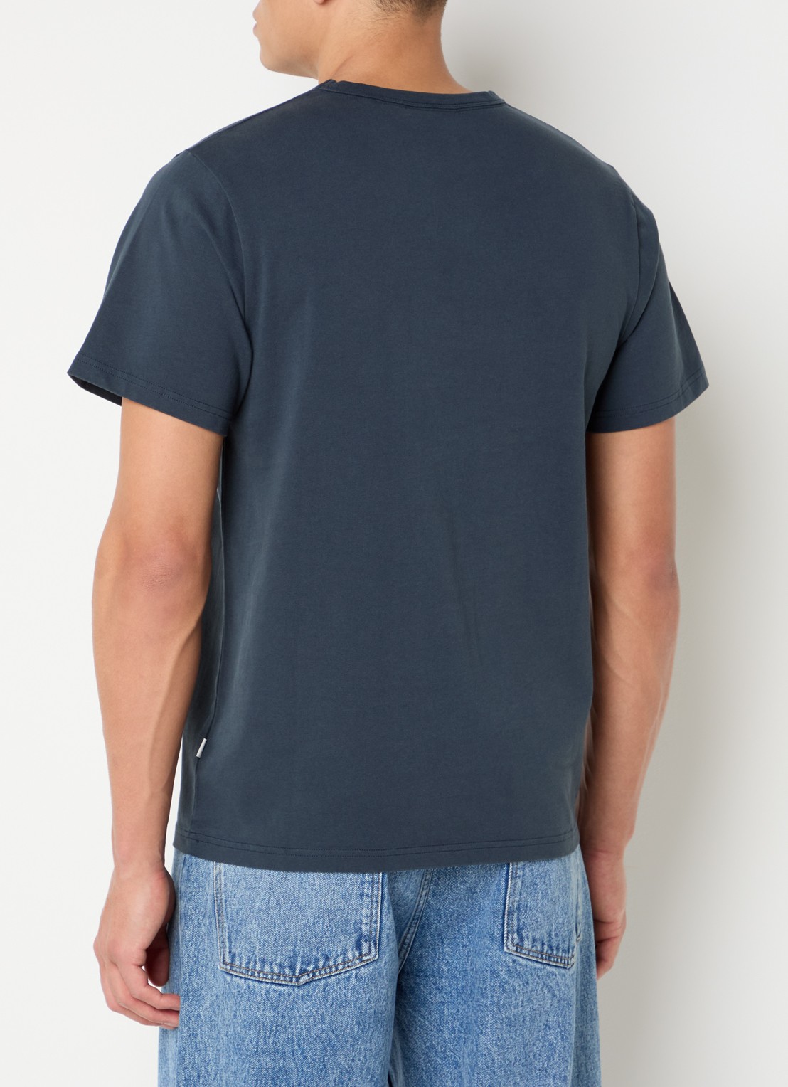 forét Oak T-shirt van  katoen - achterkant 3 donkerblauw