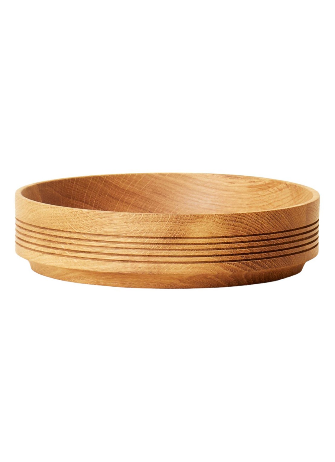 Form&Refine Section Wooden schaal Ø24 cm - voorkant beige