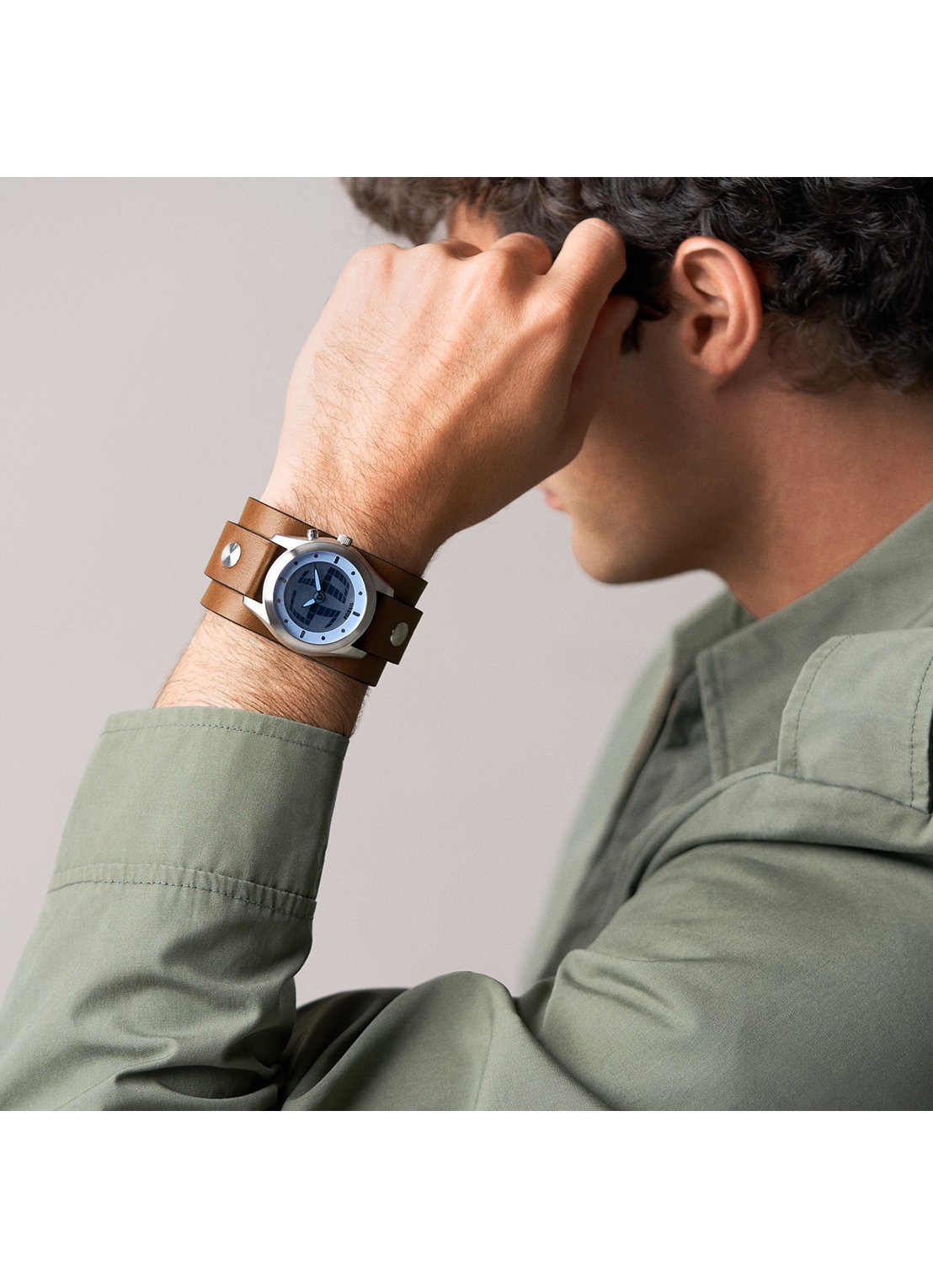 Fossil Archival Bic Tic horloge LE1229 - Limited Edition - detail 5 zilver