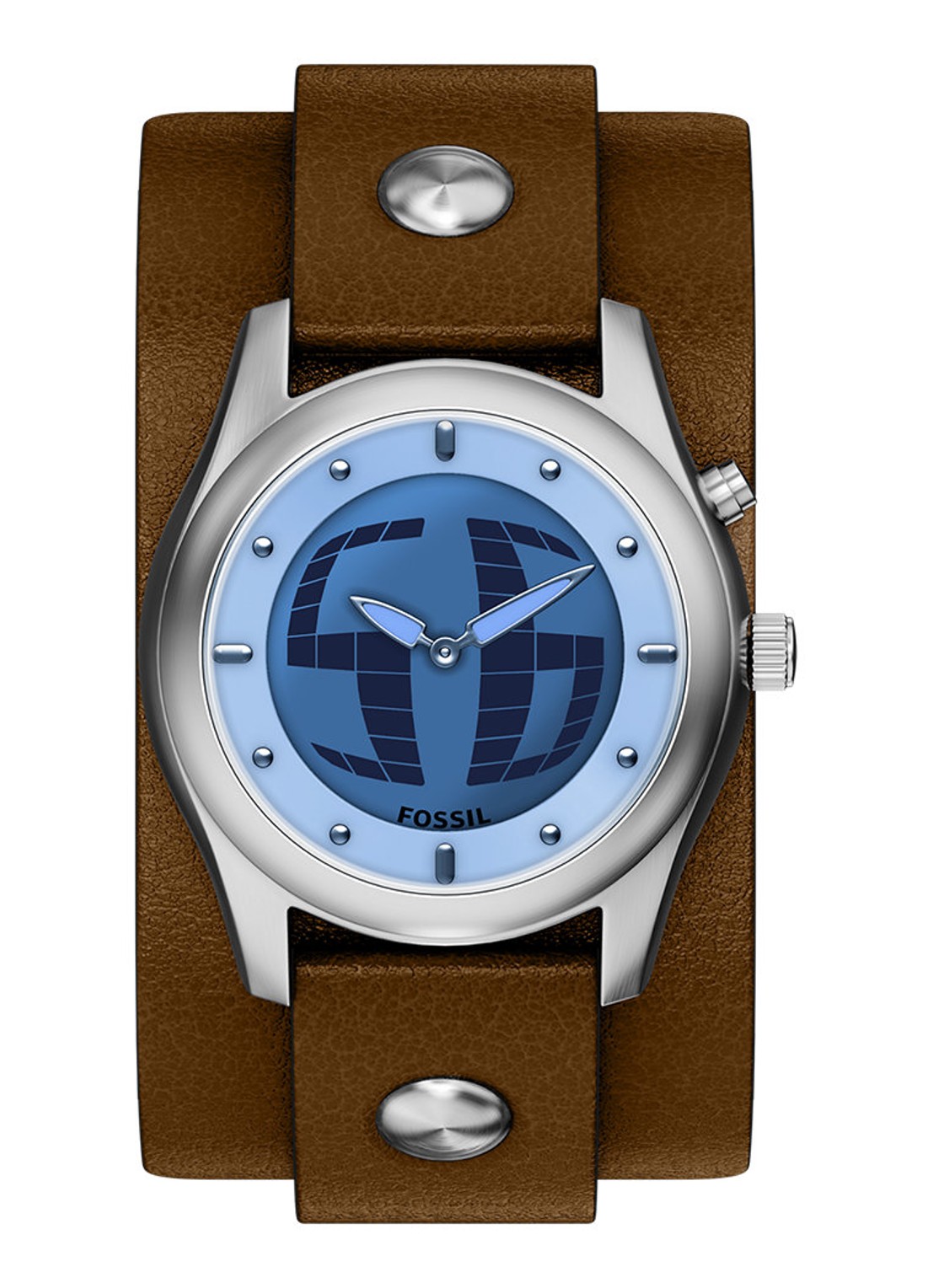 Fossil Archival Bic Tic horloge LE1229 - Limited Edition - voorkant 6 zilver