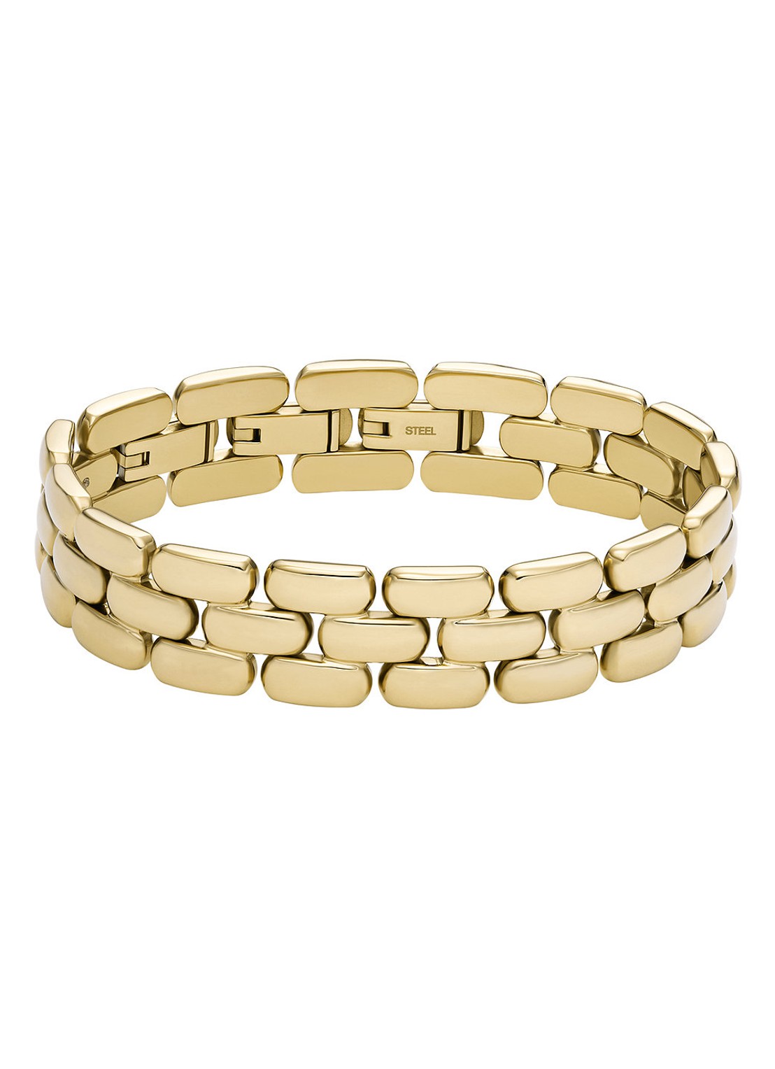 Fossil Arden armband JF04784710 - voorkant goud