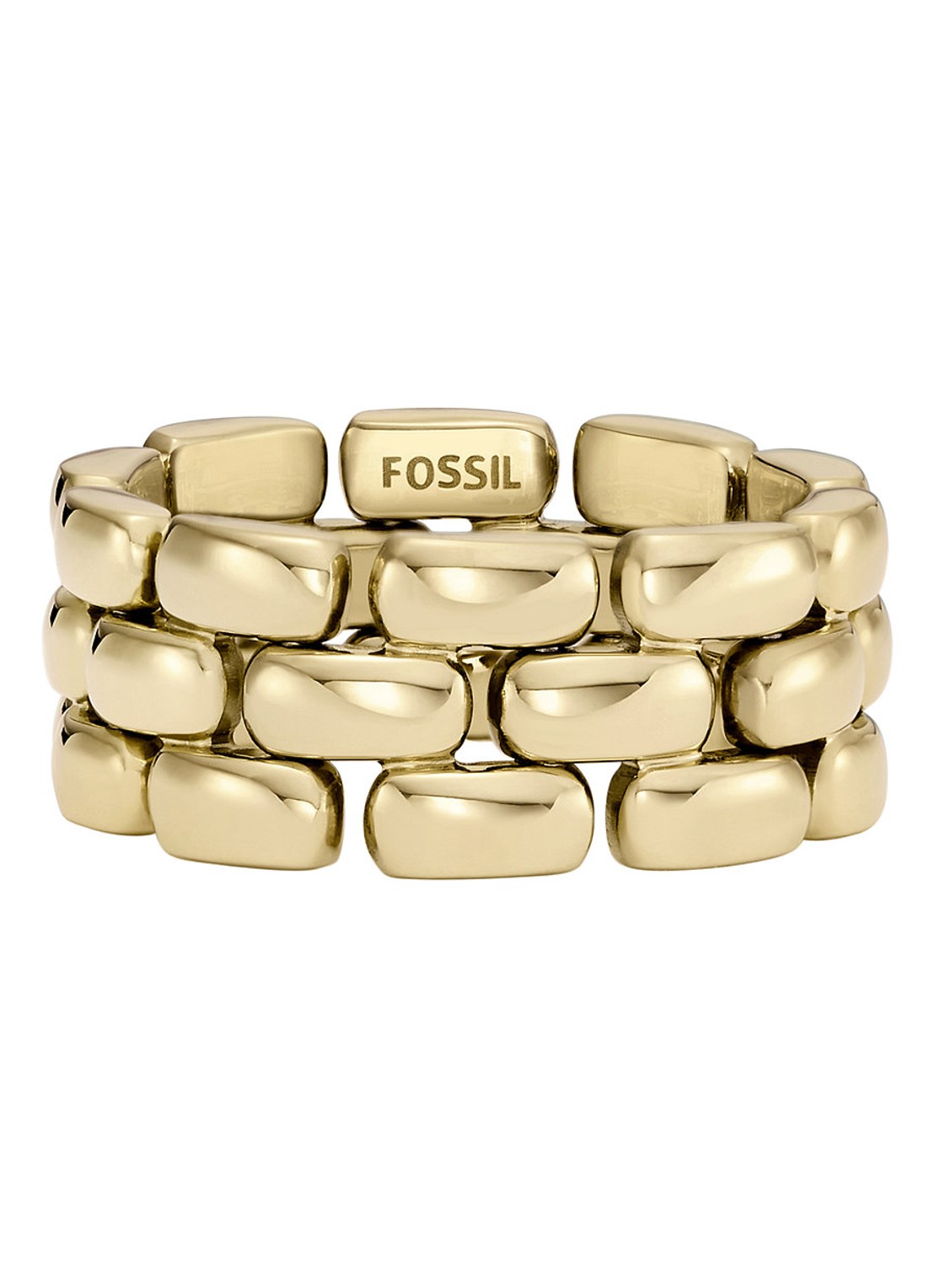 Fossil Arden ring JF04785710 - voorkant goud