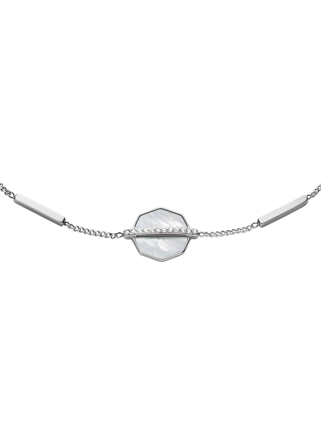Fossil Armband JF04910040 - detail 2 zilver