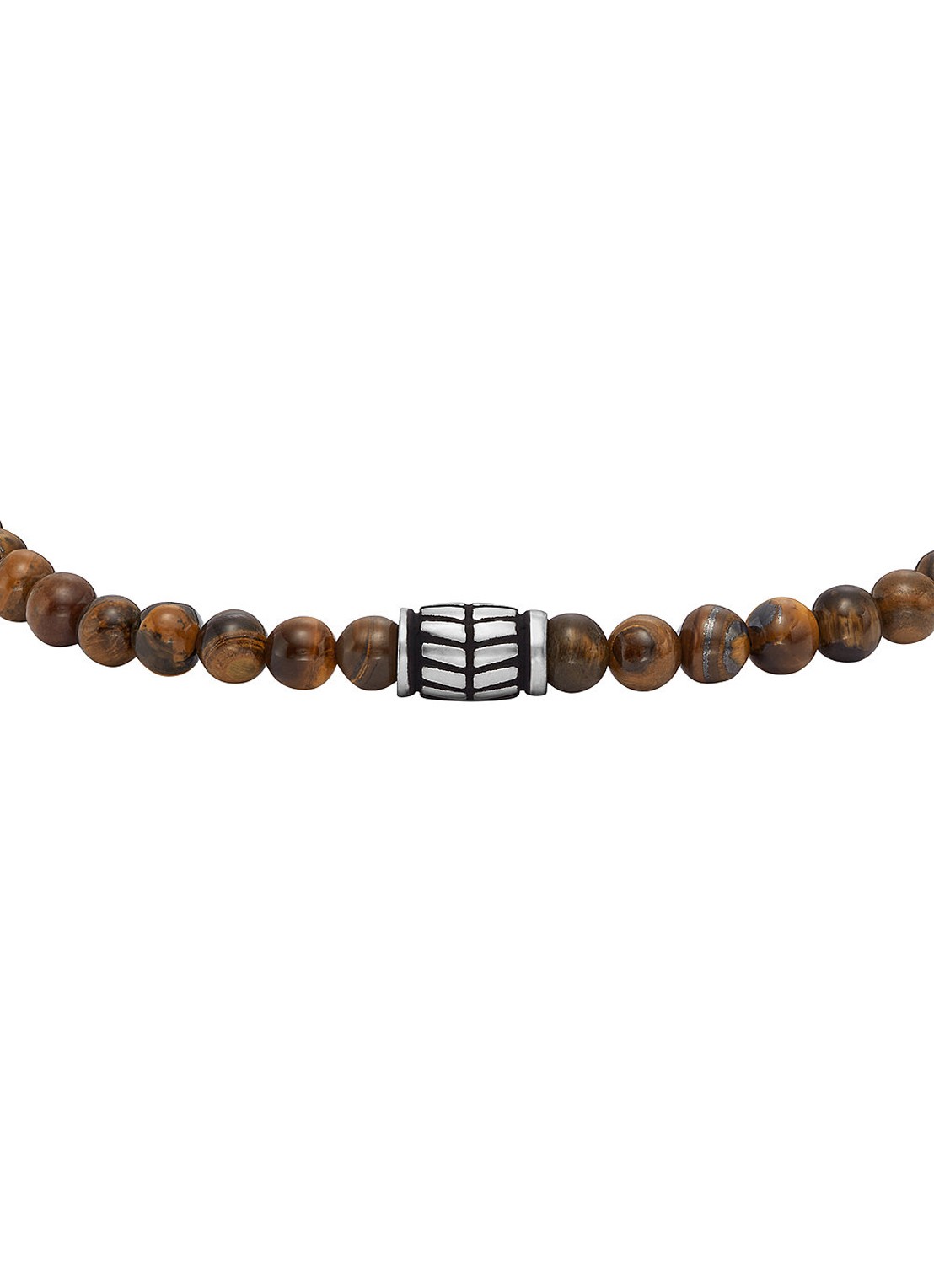 Fossil Armband met kralen JF04413040 - detail 2 bruin