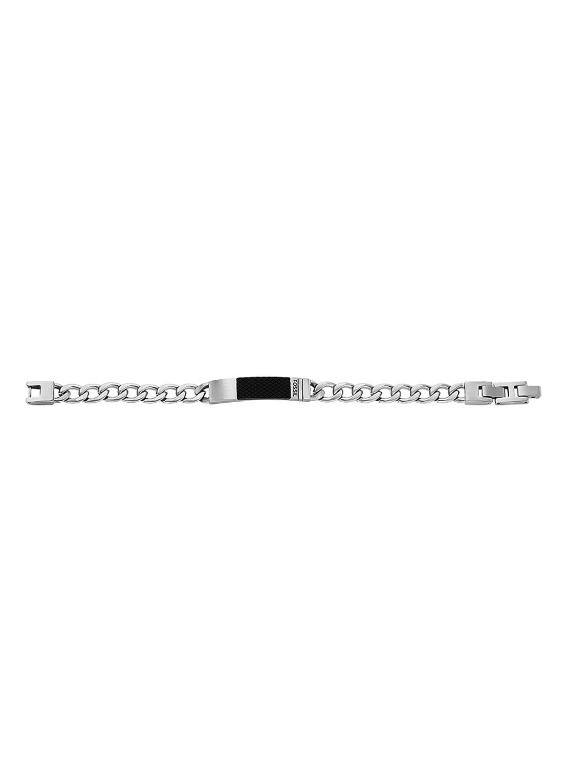Fossil Armband met logo JF04411040 - detail 3 zilver
