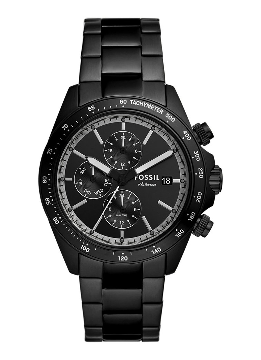 Fossil Autocross horloge FS6125 - voorkant zwart