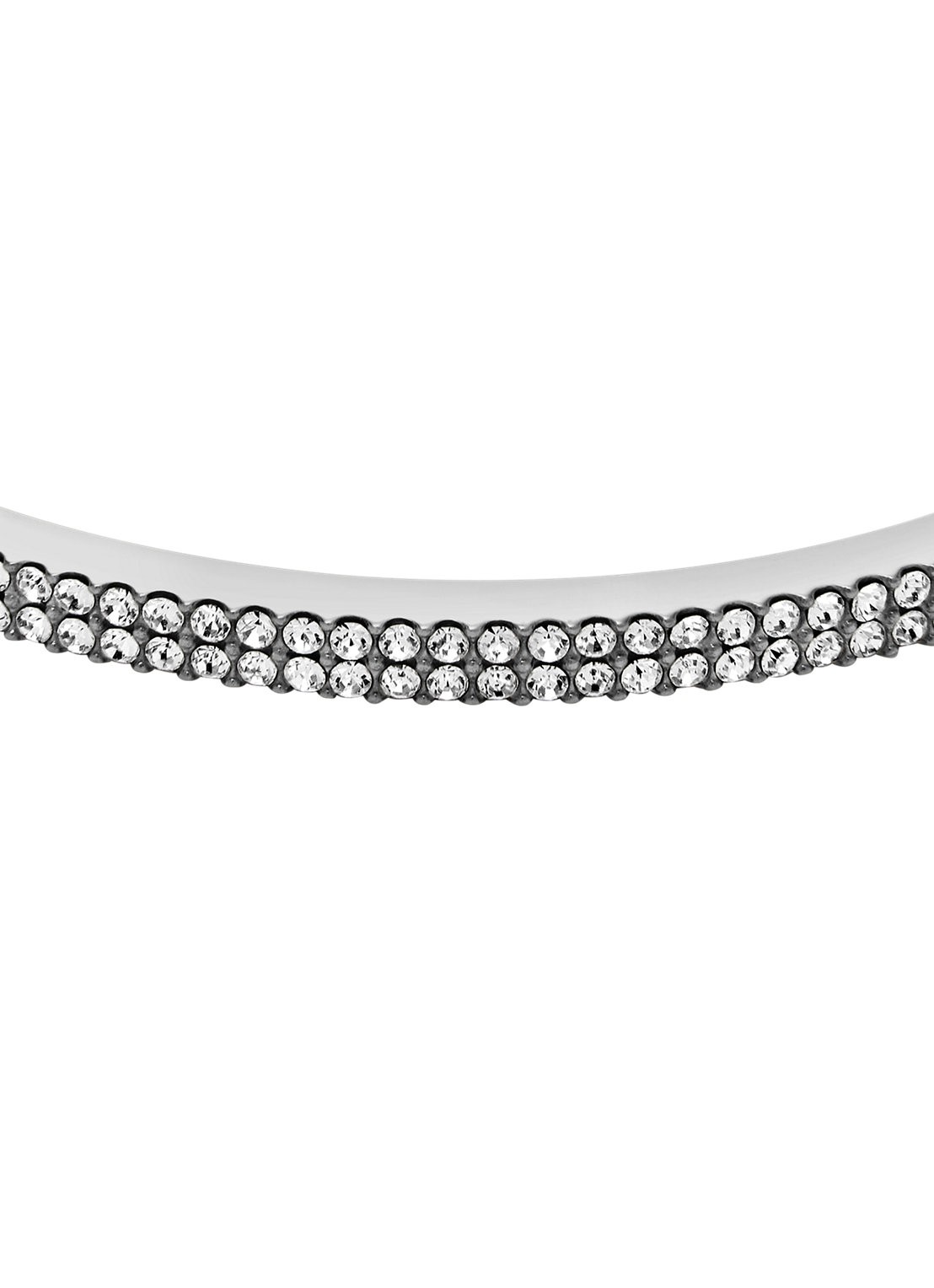 Fossil Bangle met zirkonia JF04863040 - detail 2 zilver