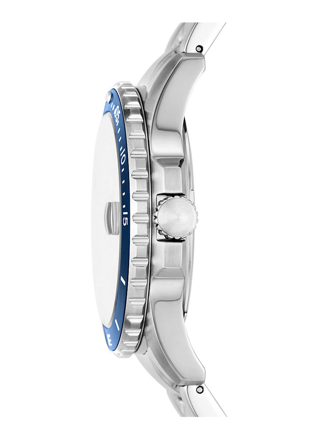 Fossil Blue Dive horloge FS6029 - detail 4 zilver
