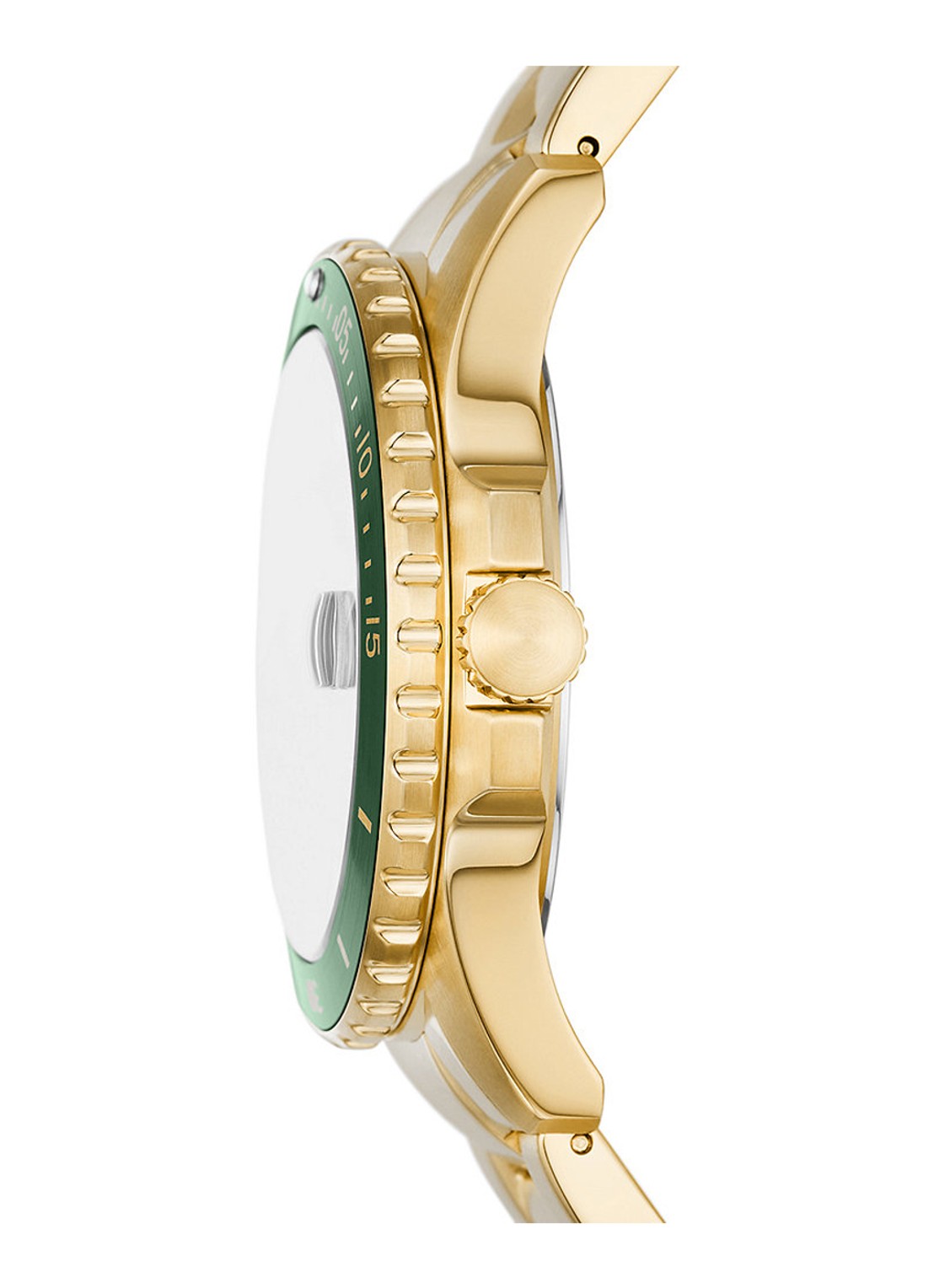 Fossil Blue Dive horloge FS6030 - detail 3 goud