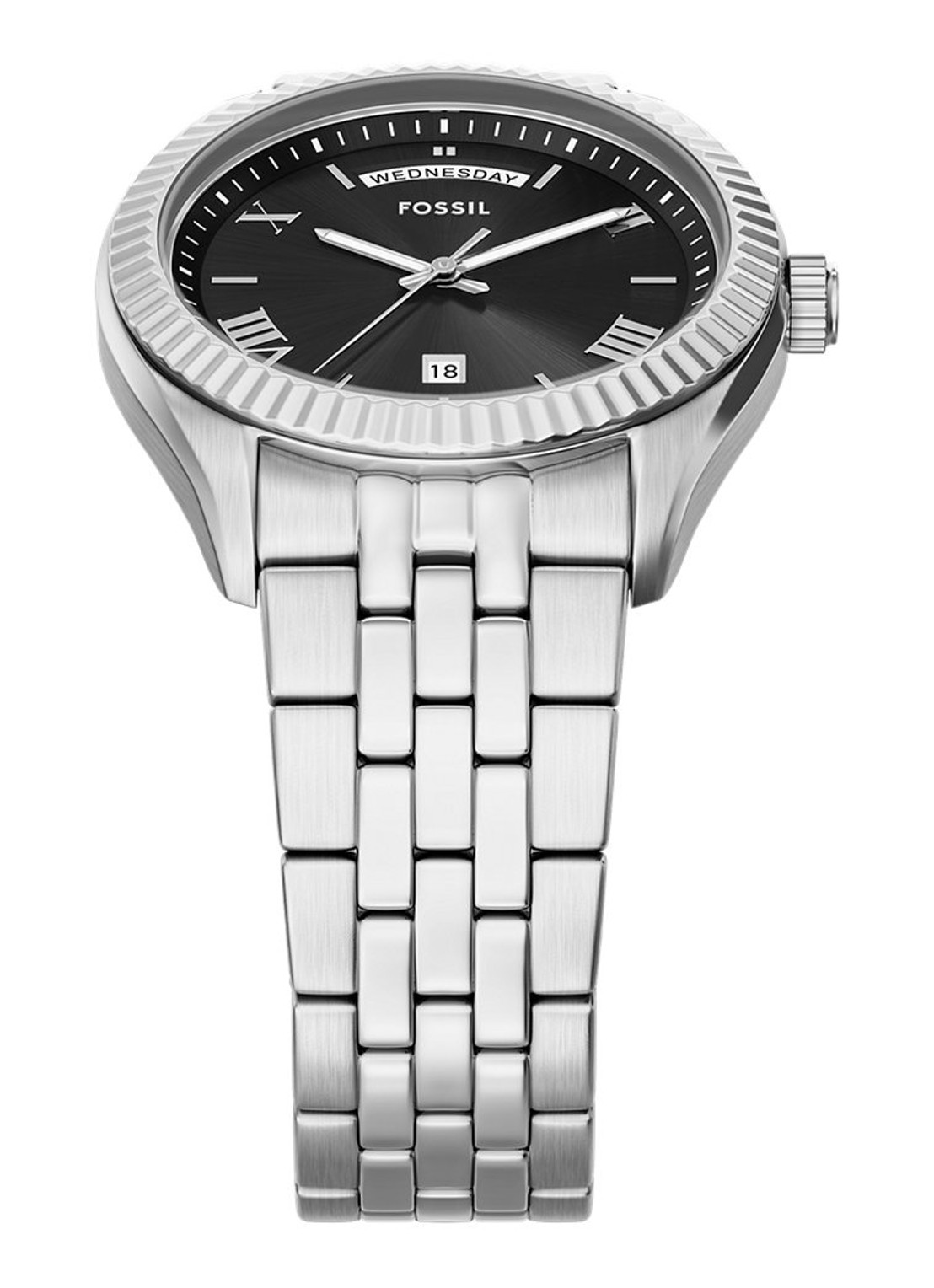Fossil Campbell horloge FS6139 - detail 3 zilver