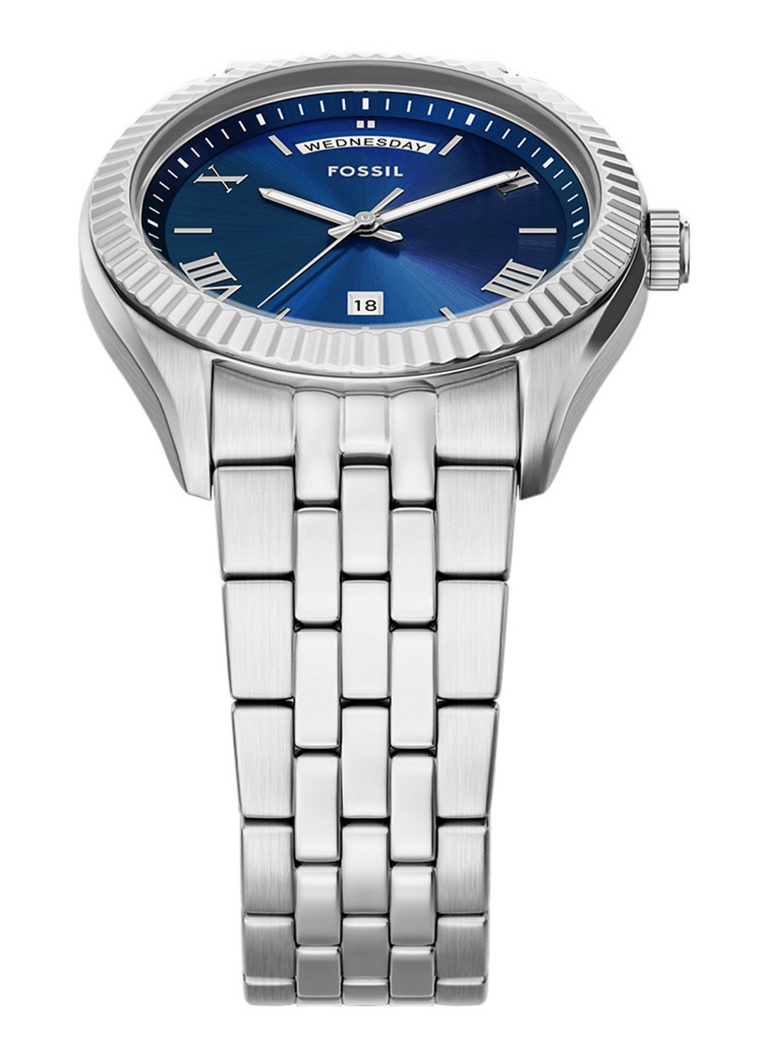 Fossil Campbell horloge FS6140 - detail 4 zilver
