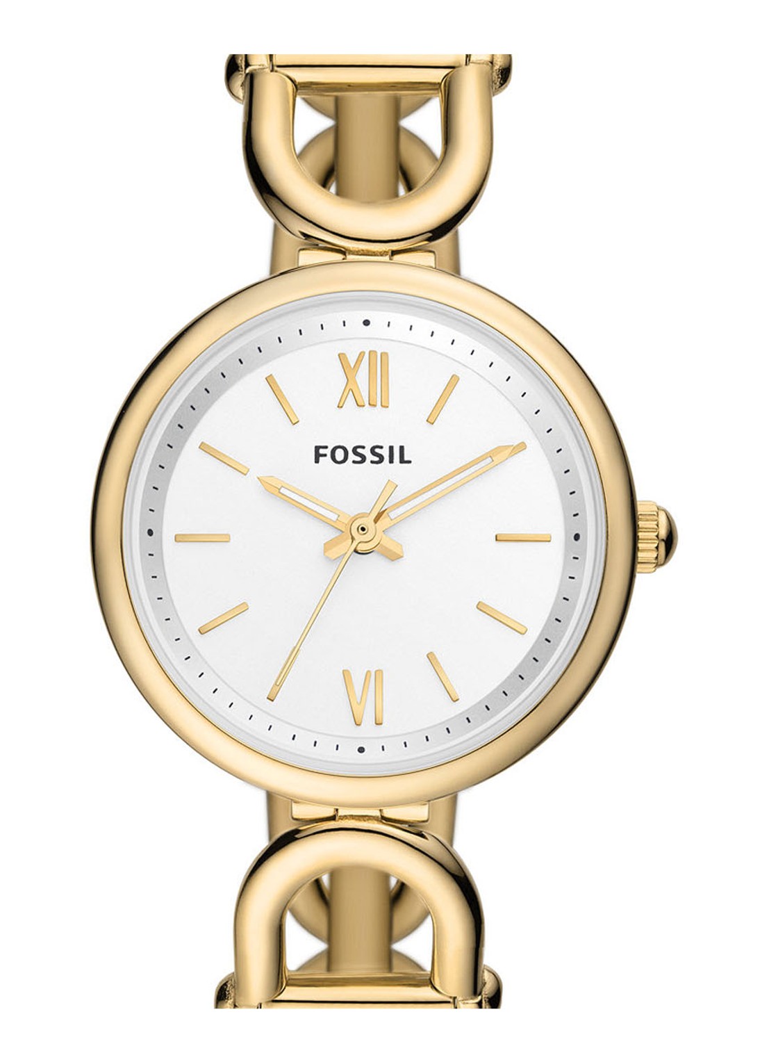 Fossil Carlie horloge ES5272 - detail 2 goud