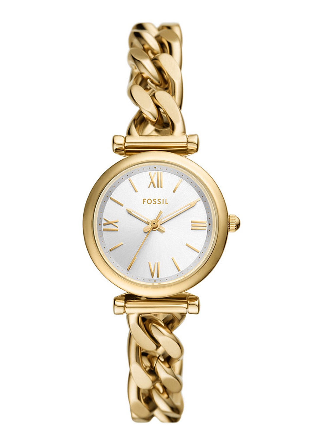 Fossil Carlie horloge ES5329 - voorkant 3 goud