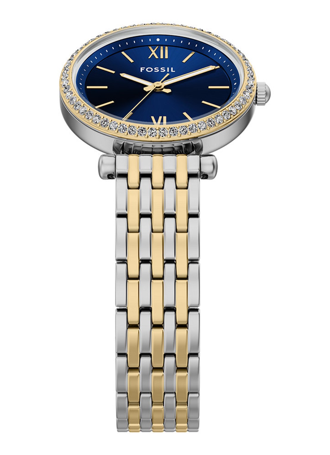 Fossil Carlie horloge ES5438 - detail 3 zilver