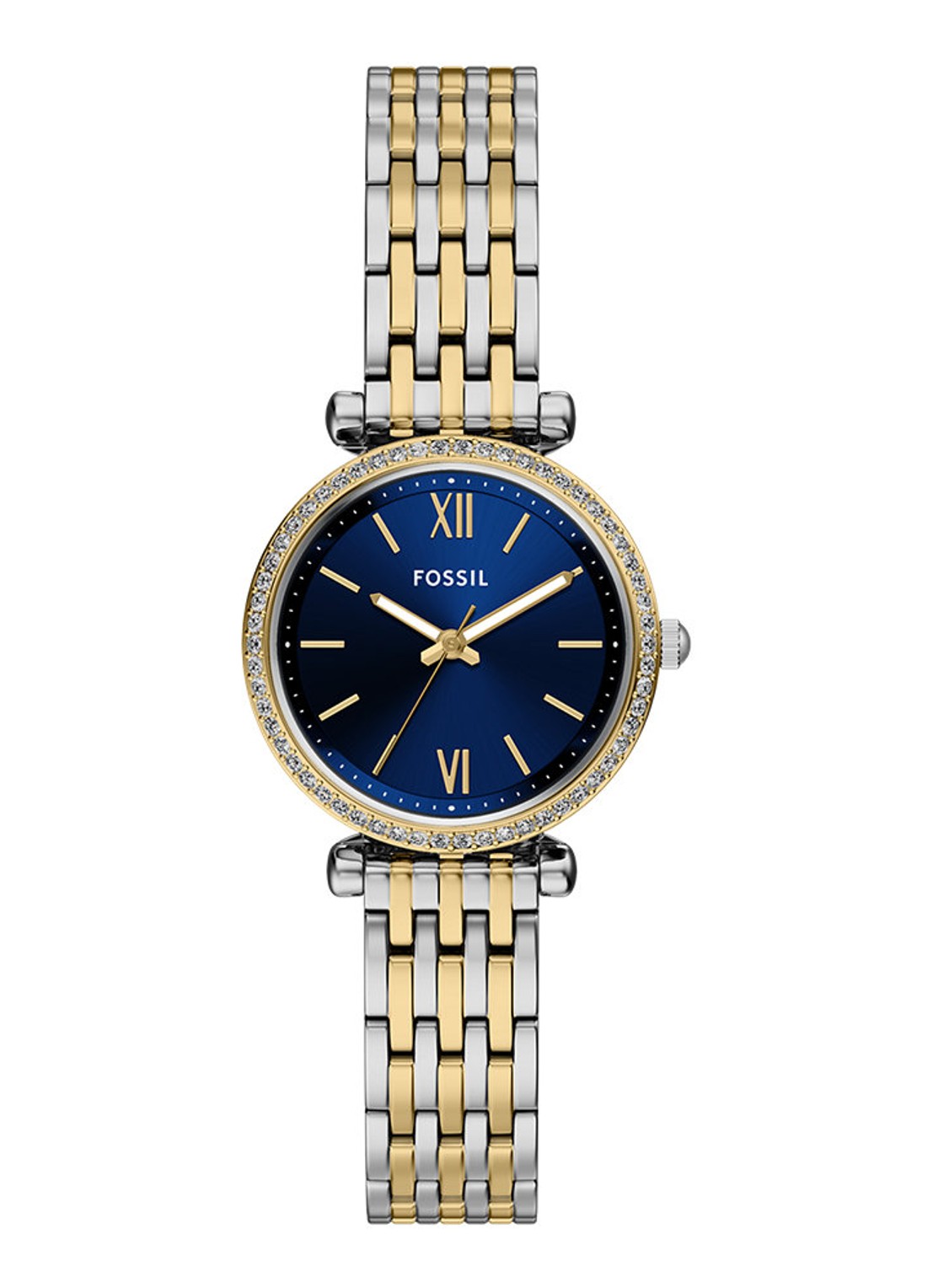 Fossil Carlie horloge ES5438 - voorkant 6 zilver